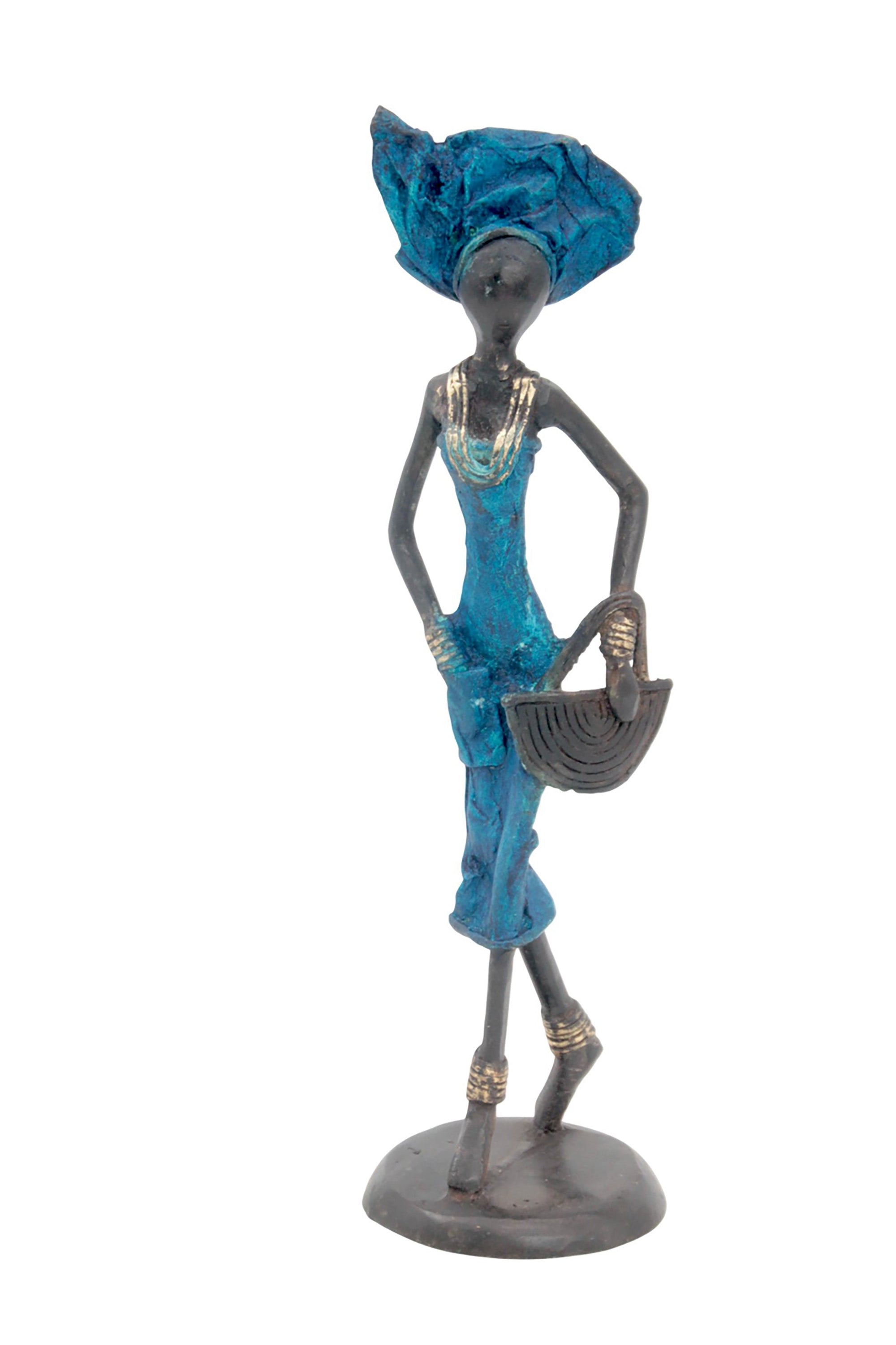 Bronze 25 cm bleu n°22 