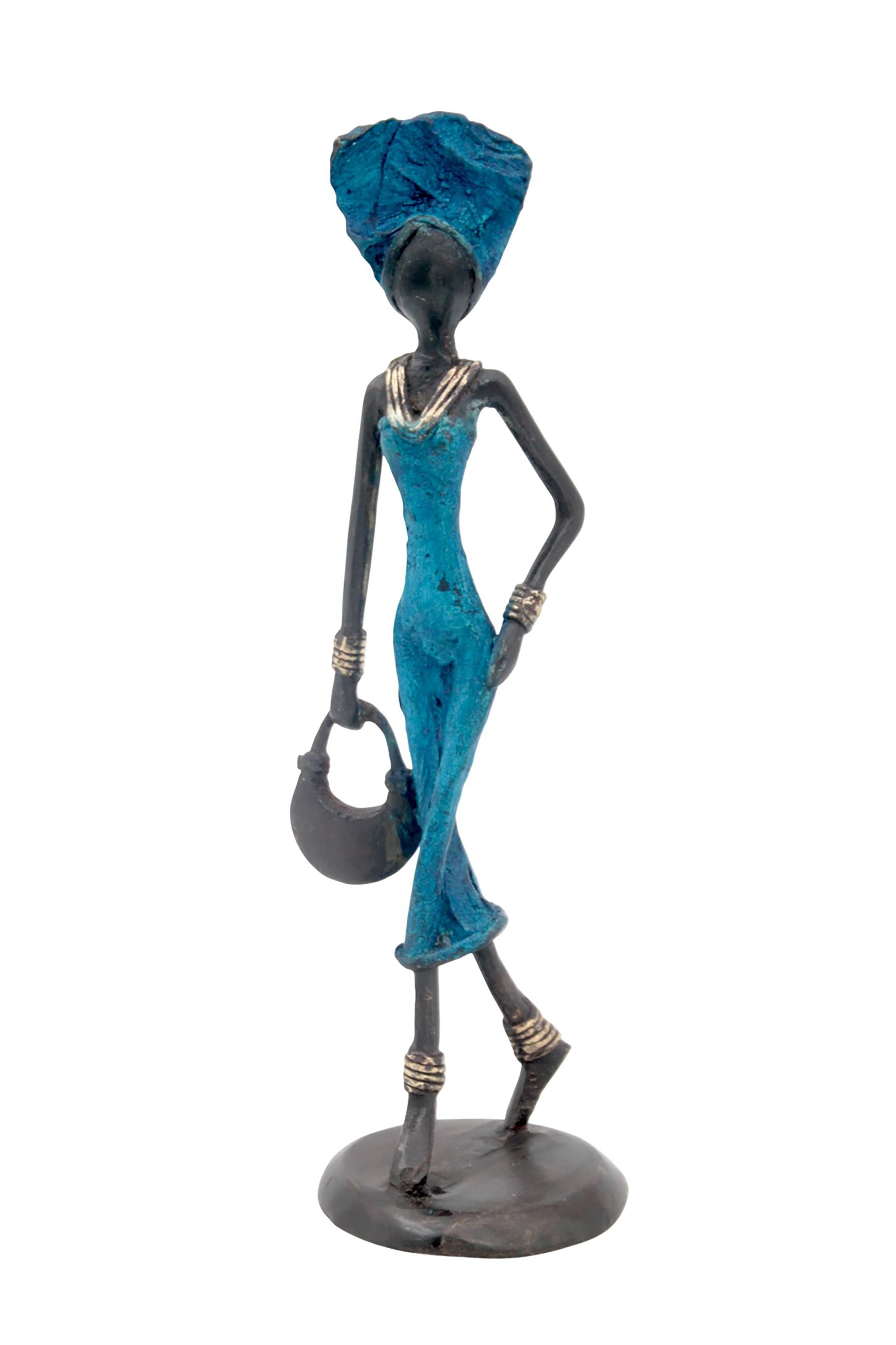 Bronze 25 cm bleu n°23 