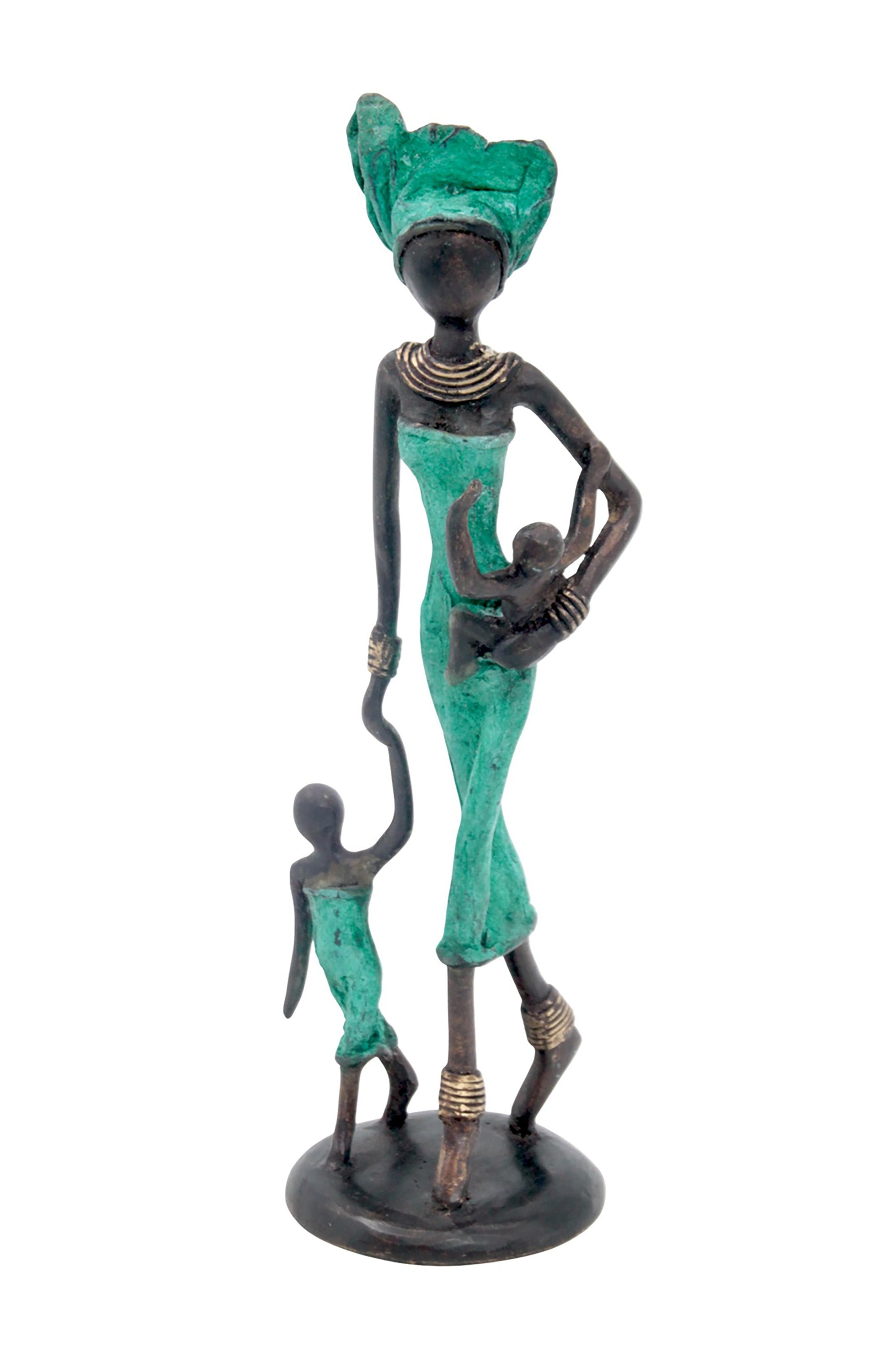 Bronze 25 cm vert n°15 