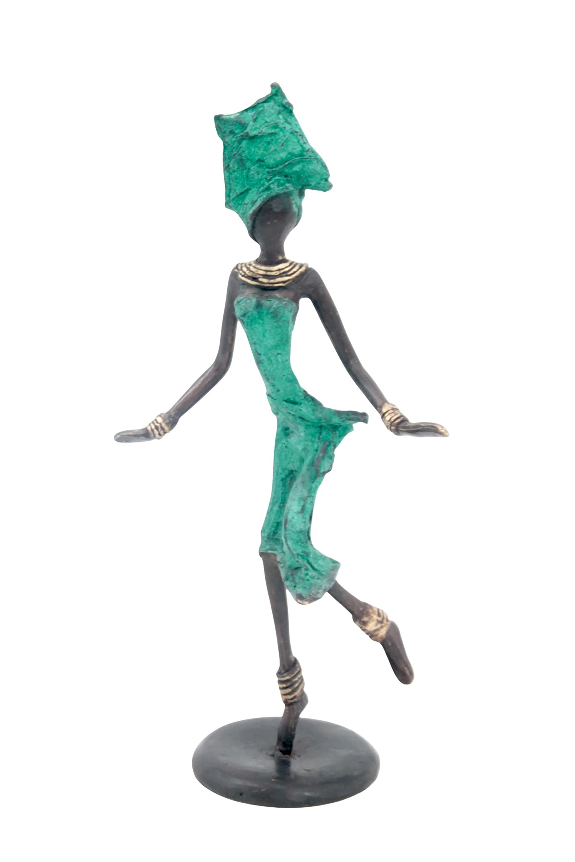 Bronze 25 cm vert n°22 