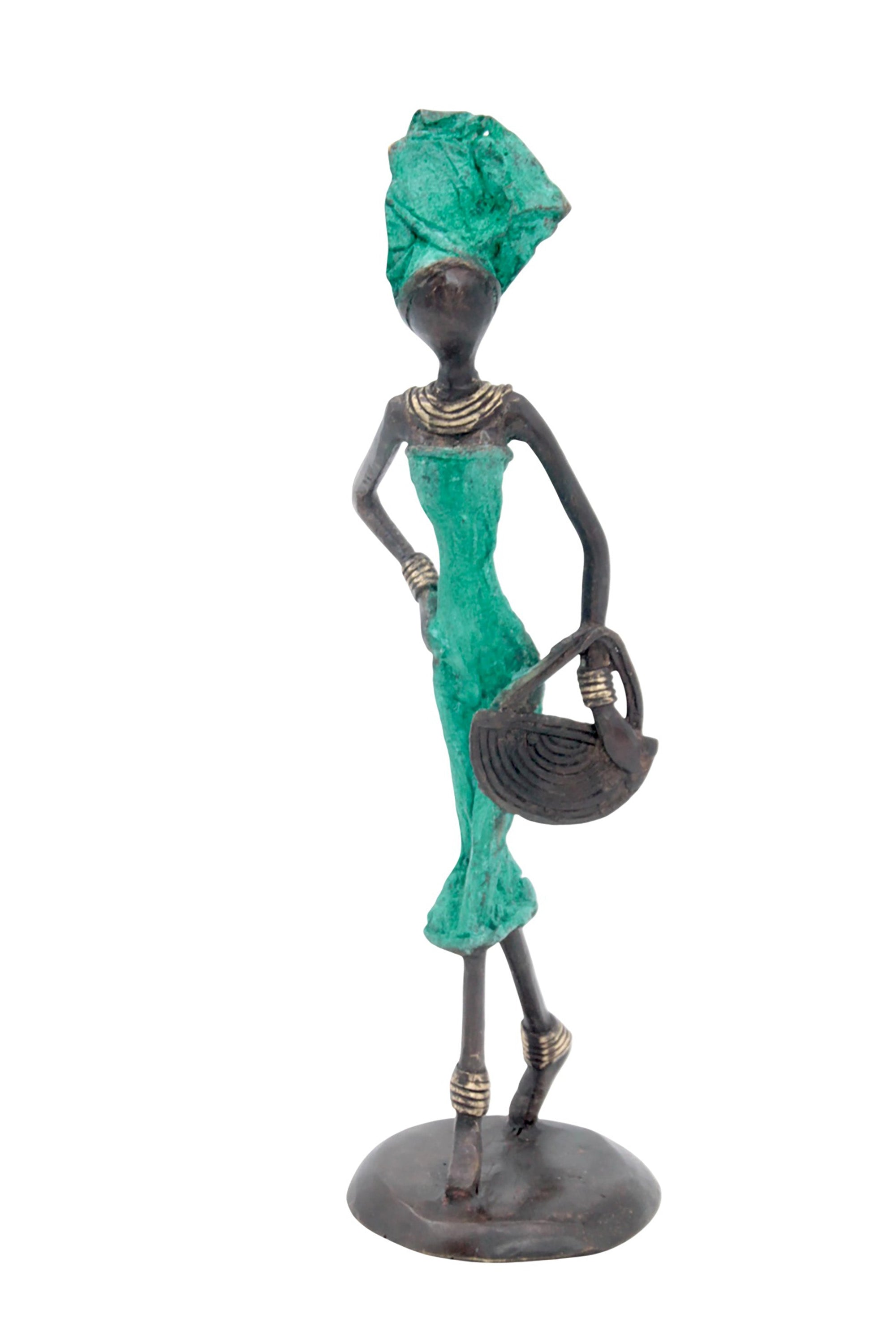 Bronze 25 cm vert n°25 