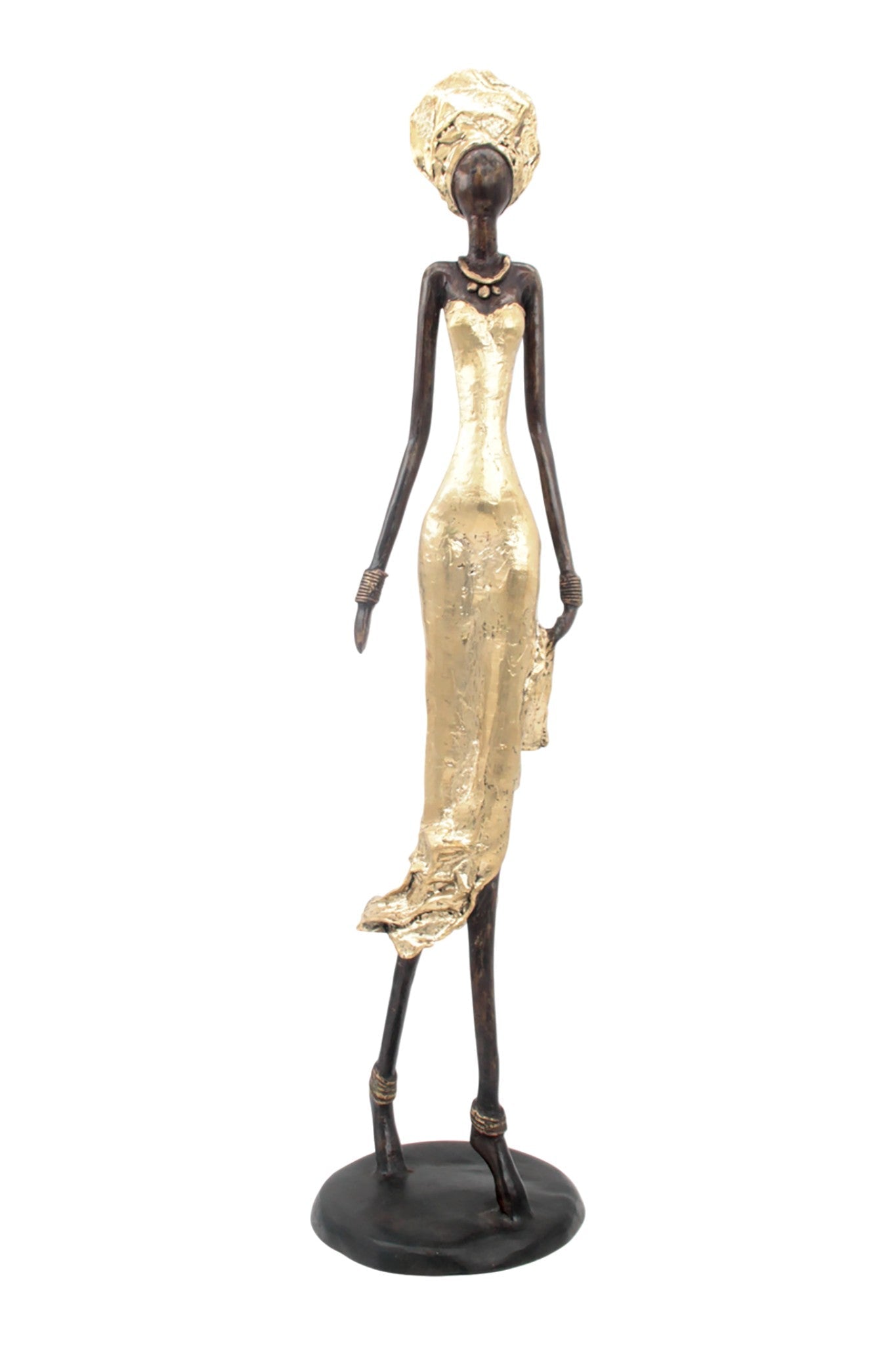 Bronze Issouf 70 cm doré n°1 