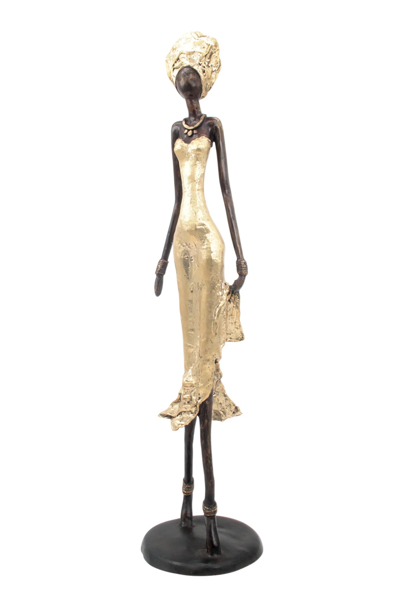 Bronze Issouf 70 cm doré n°1 