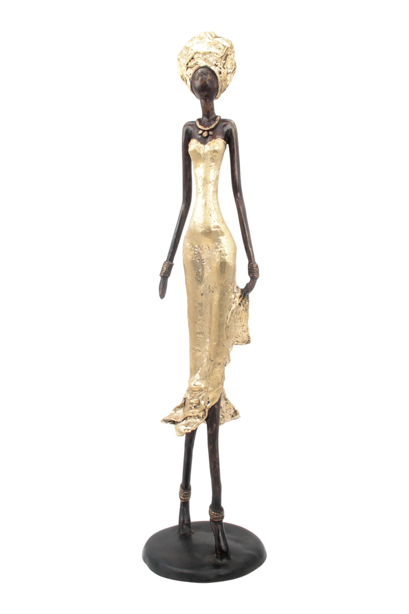 Bronze Issouf 70 cm doré n°1 