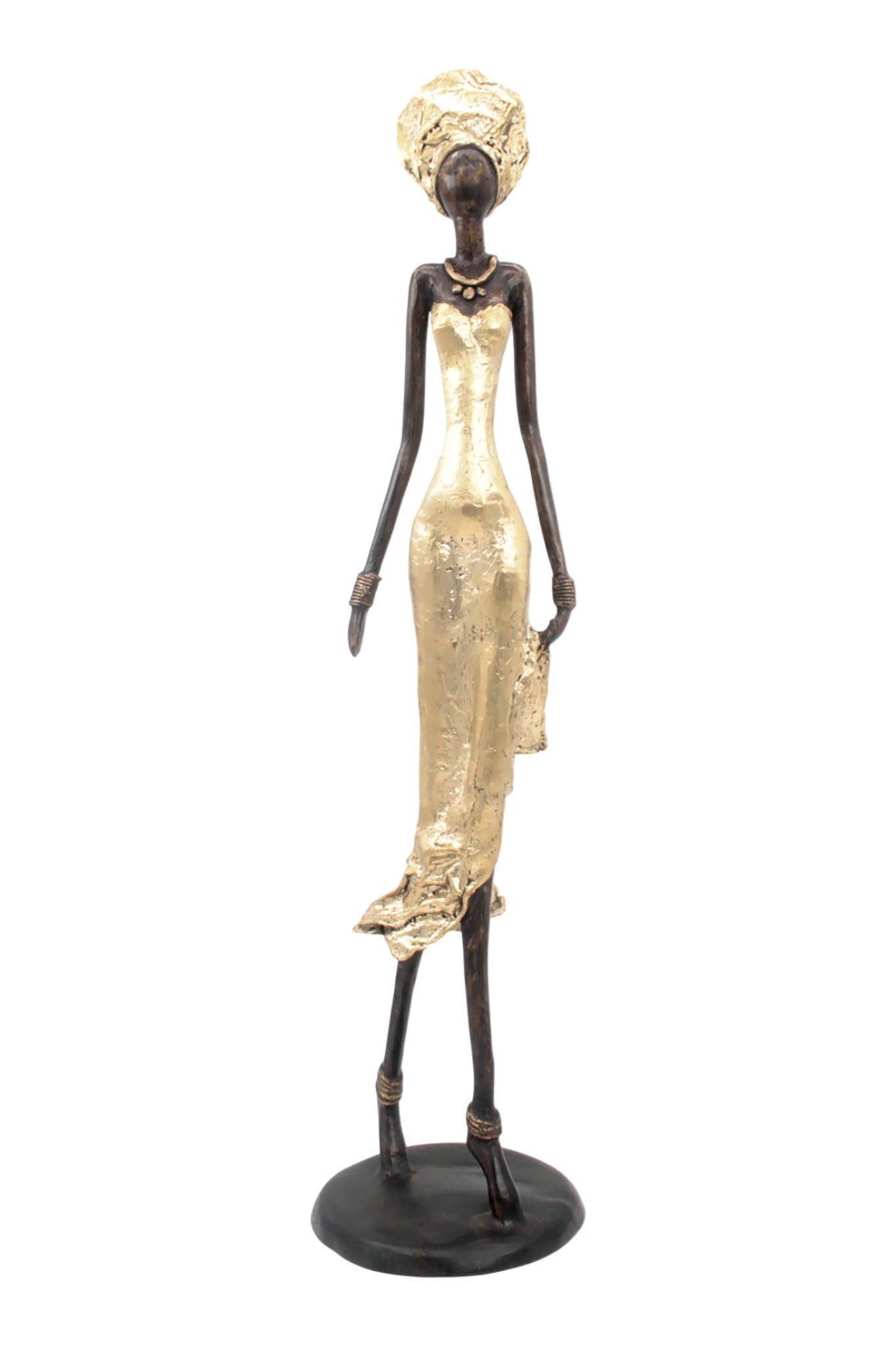 Bronze Issouf 70 cm doré n°1 