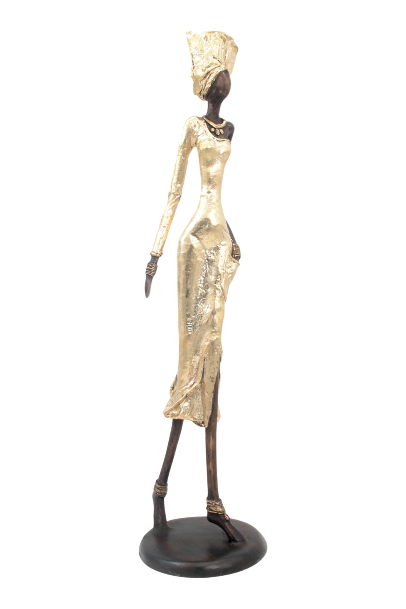 Bronze Issouf 70 cm doré n°1 