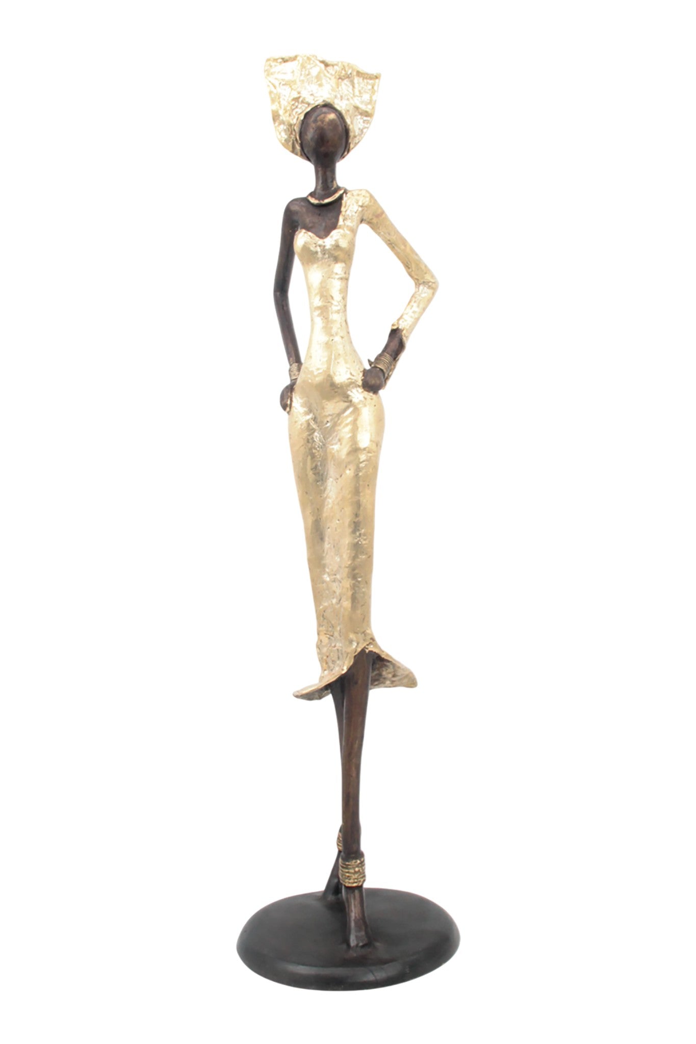 Bronze Issouf 70 cm doré n°3 
