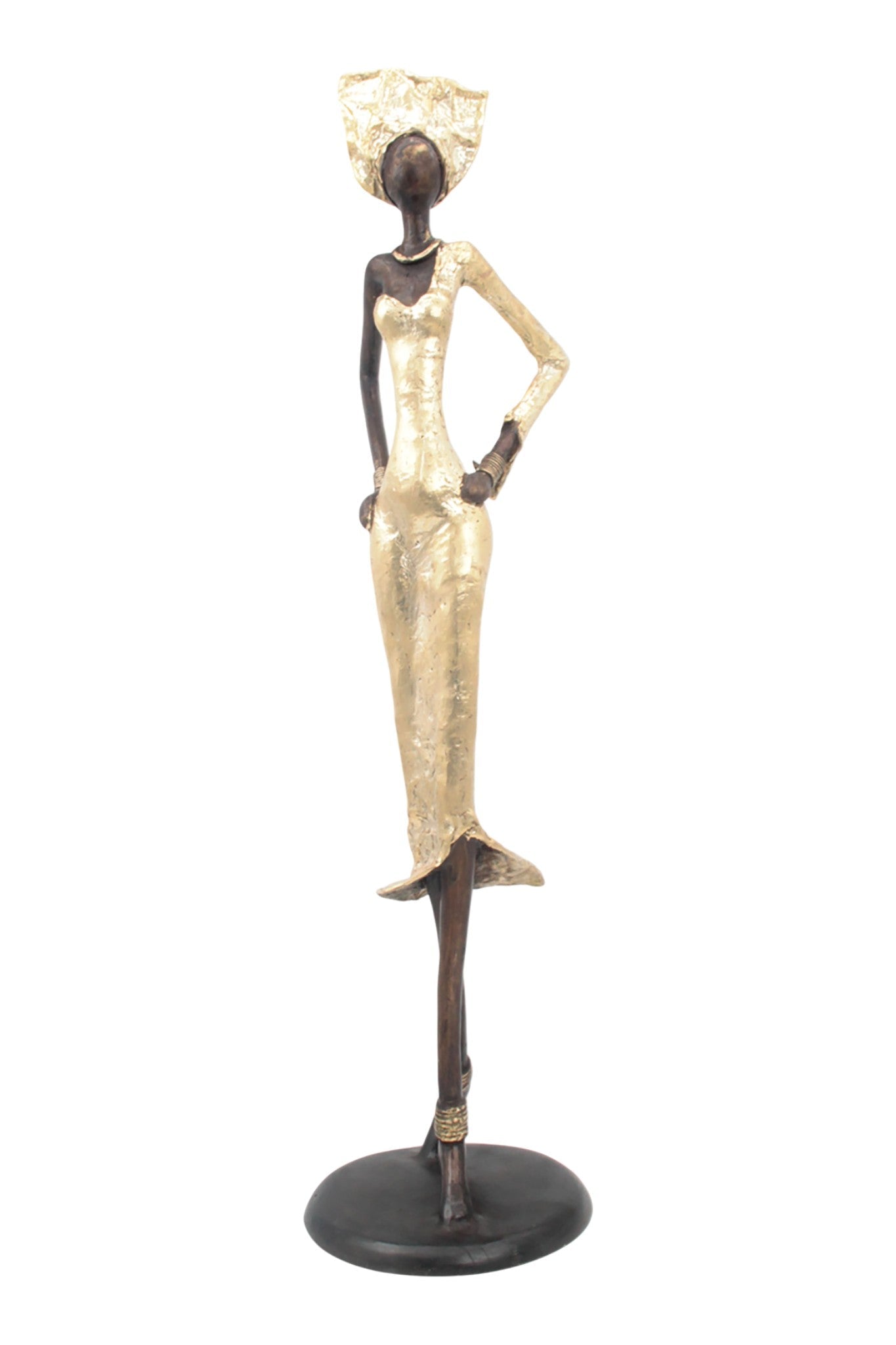 Bronze Issouf 70 cm doré n°3 