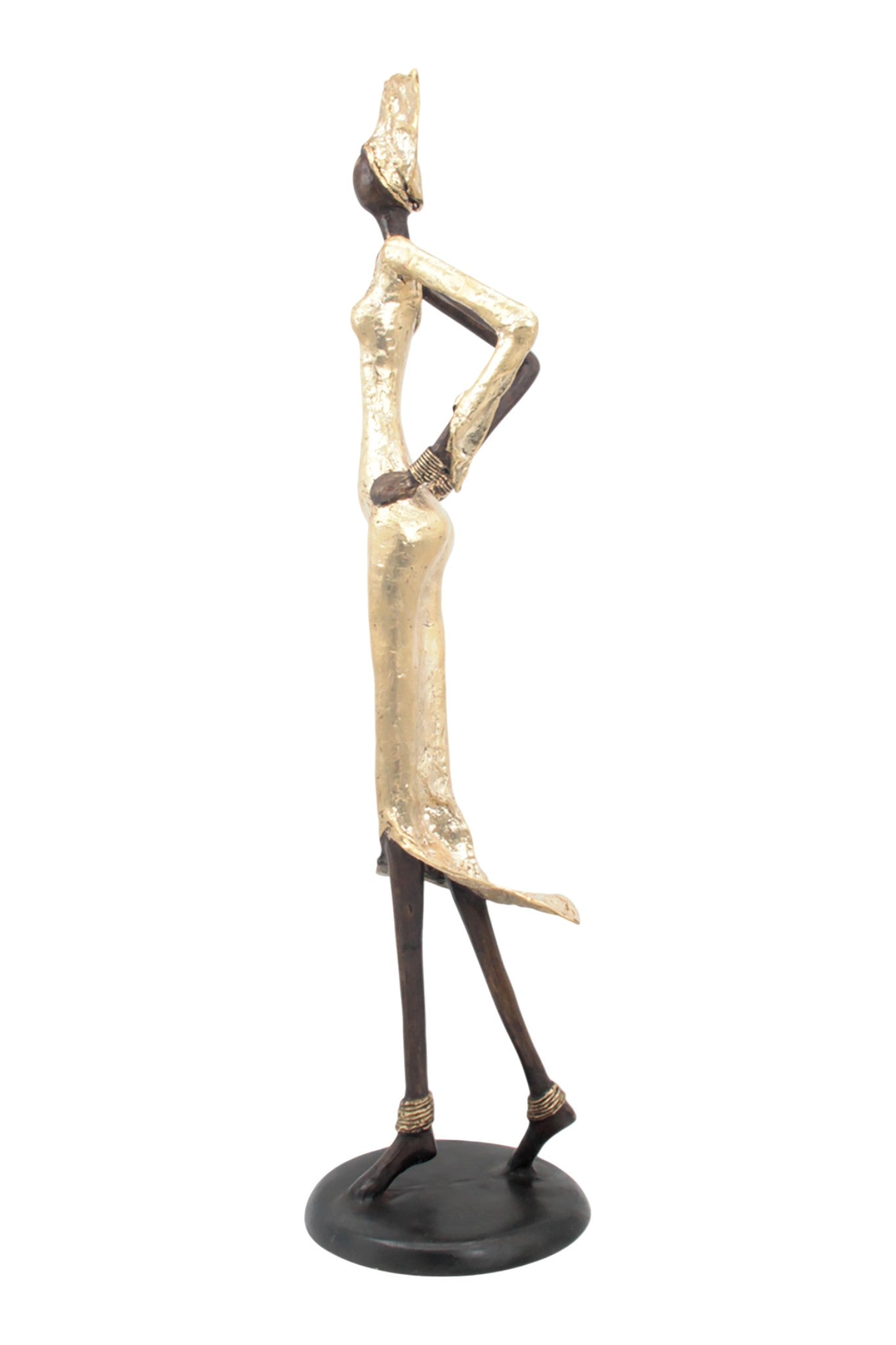 Bronze Issouf 70 cm doré n°3 