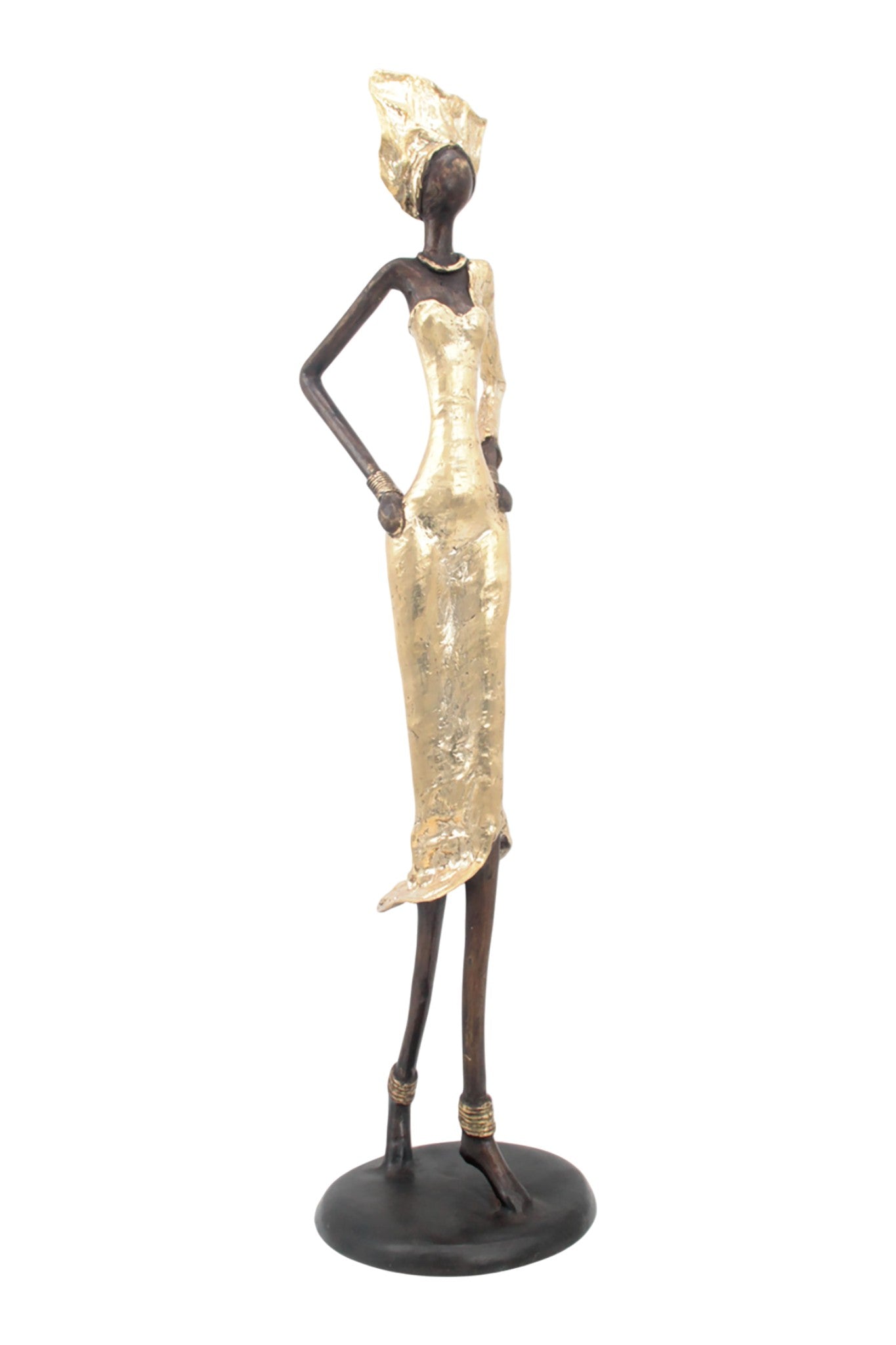 Bronze Issouf 70 cm doré n°3 