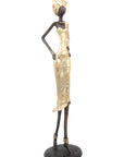 Bronze Issouf 70 cm doré n°3 