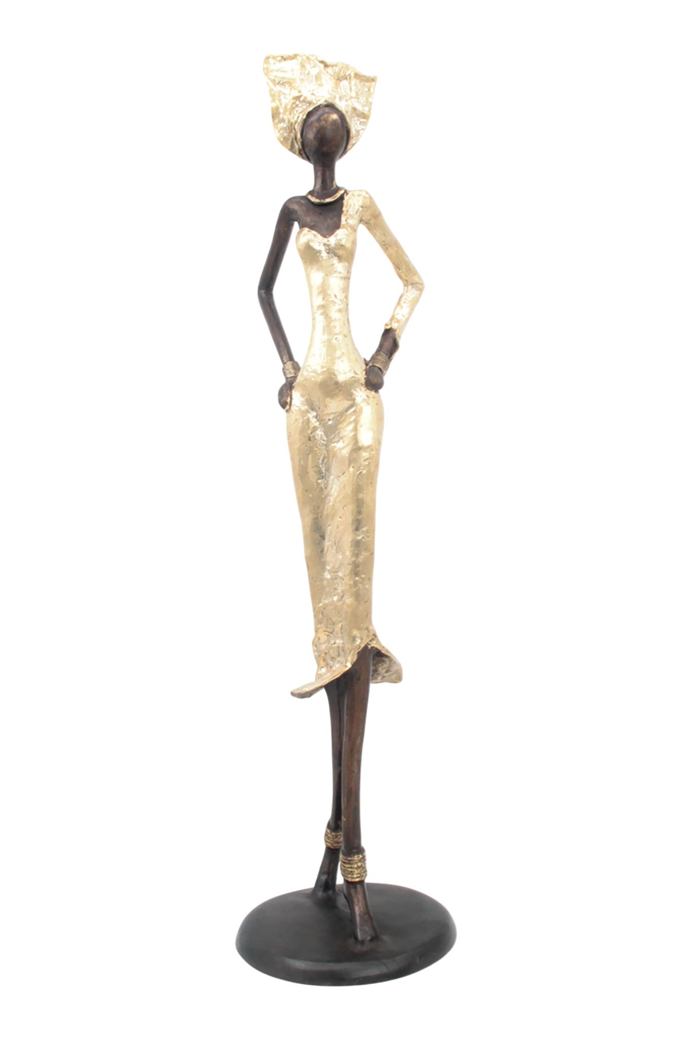 Bronze Issouf 70 cm doré n°3 