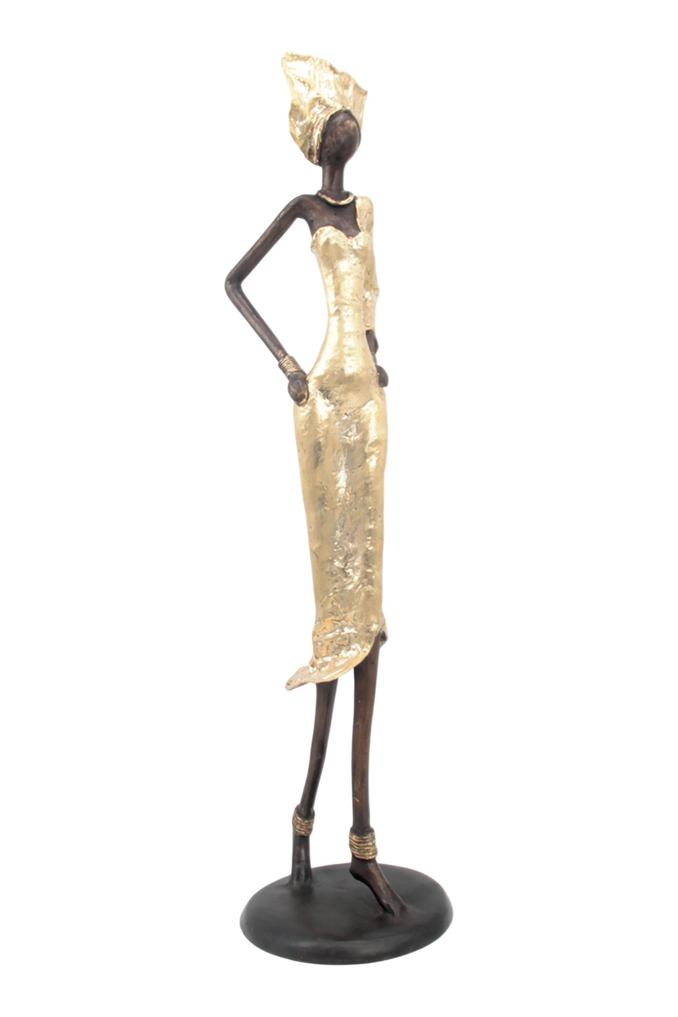 Bronze Issouf 70 cm doré n°3 