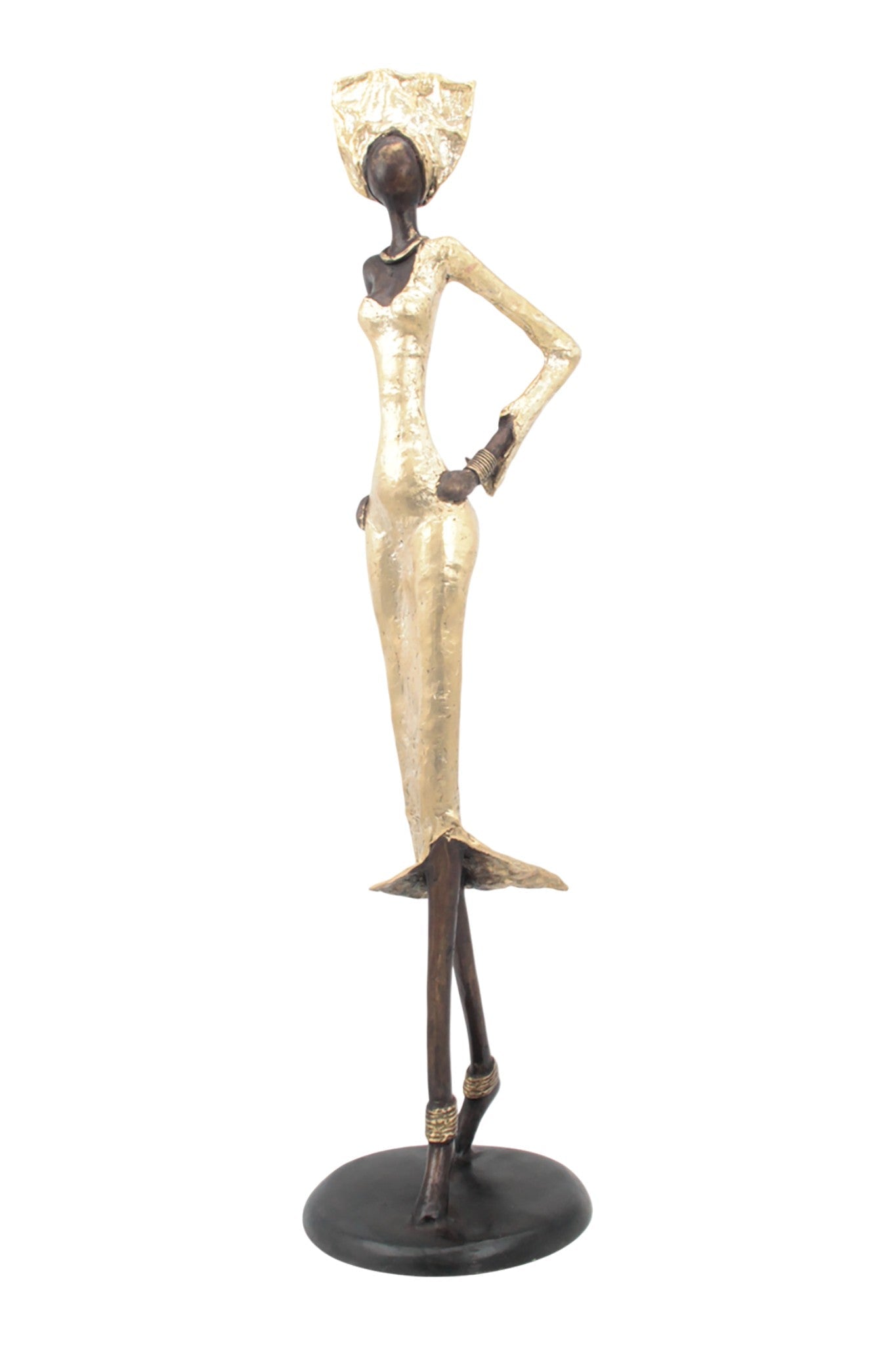 Bronze Issouf 70 cm doré n°3 