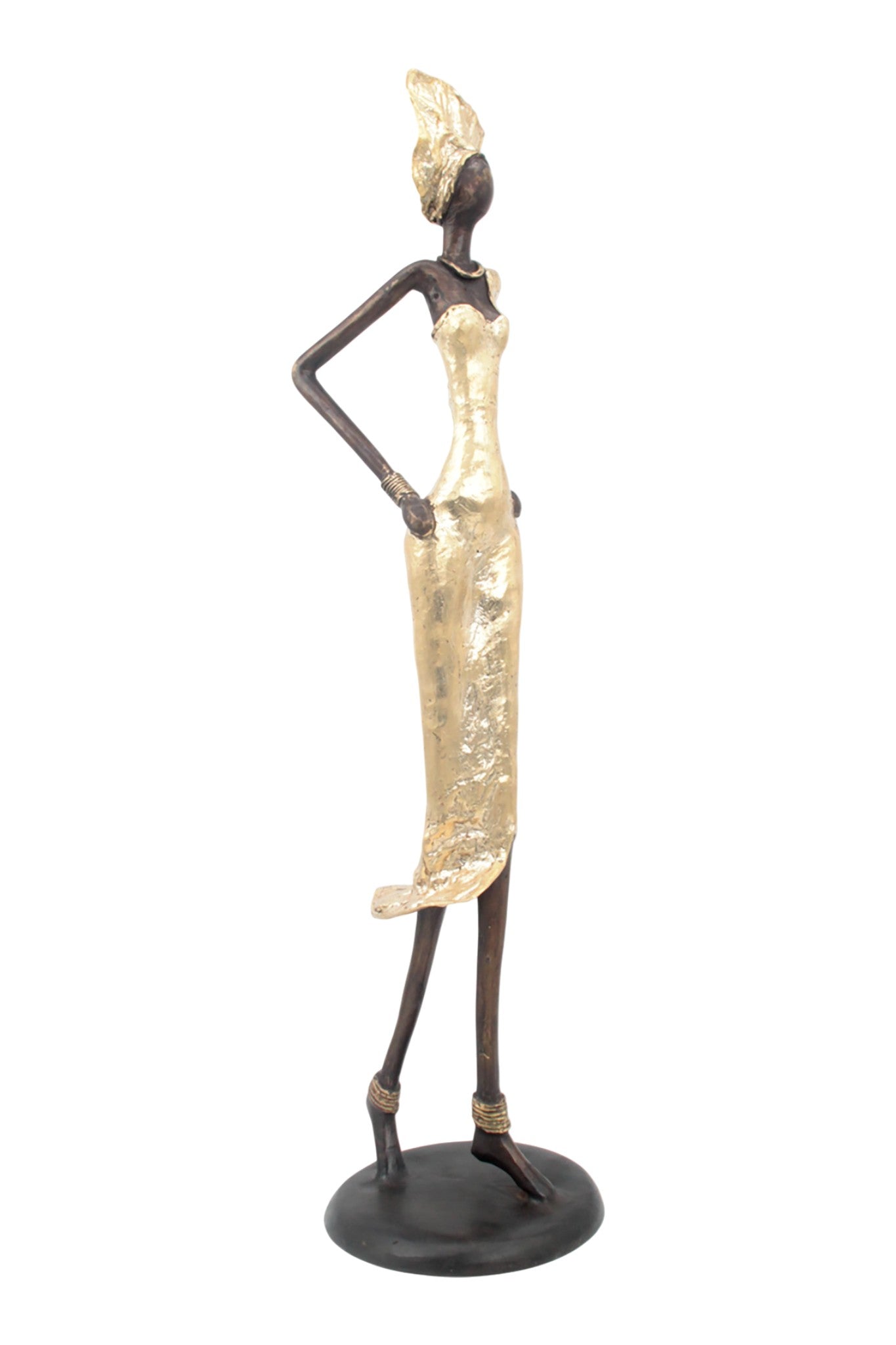 Bronze Issouf 70 cm doré n°3 
