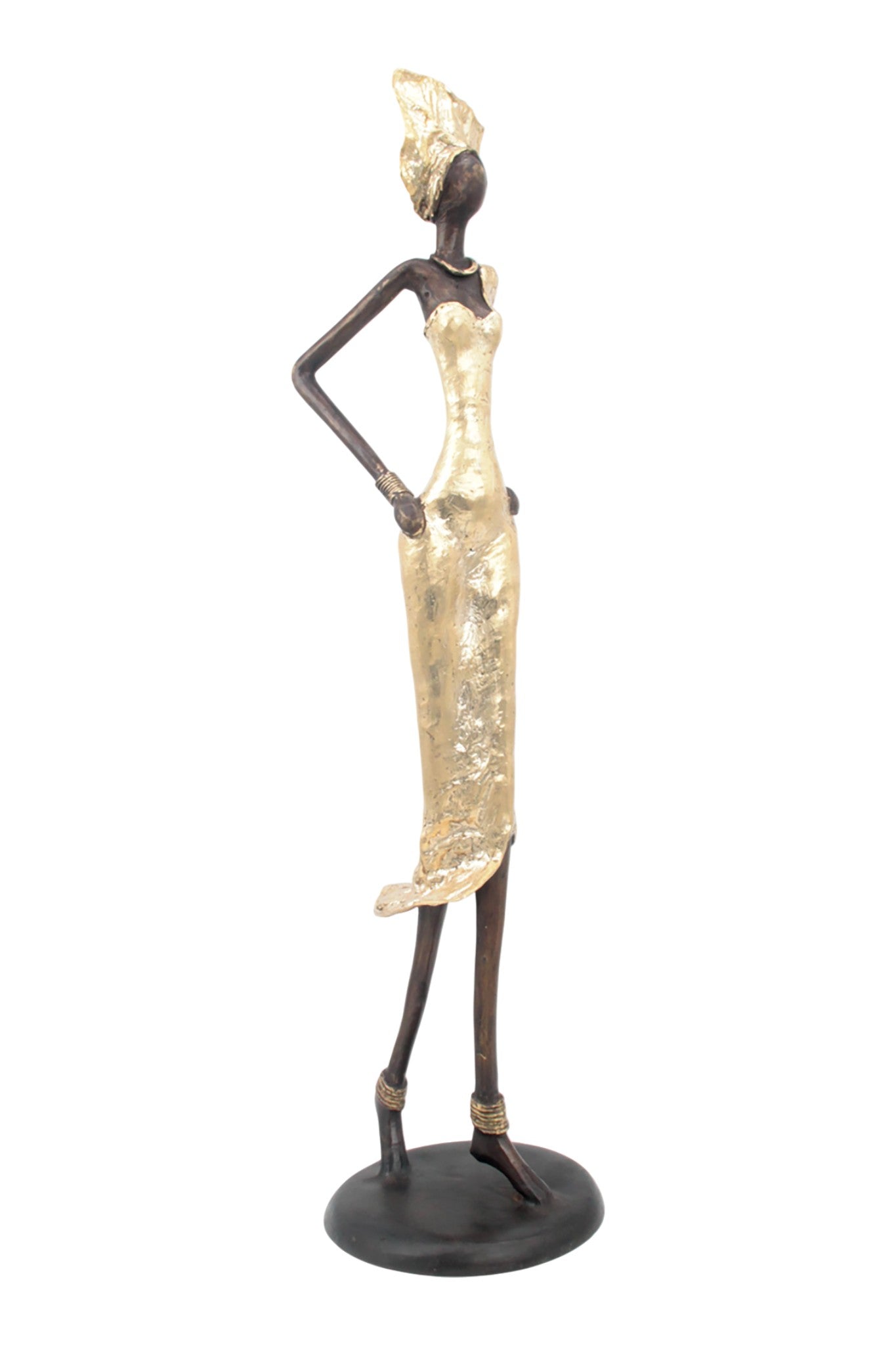Bronze Issouf 70 cm doré n°3 