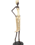 Bronze Issouf 70 cm doré n°3 