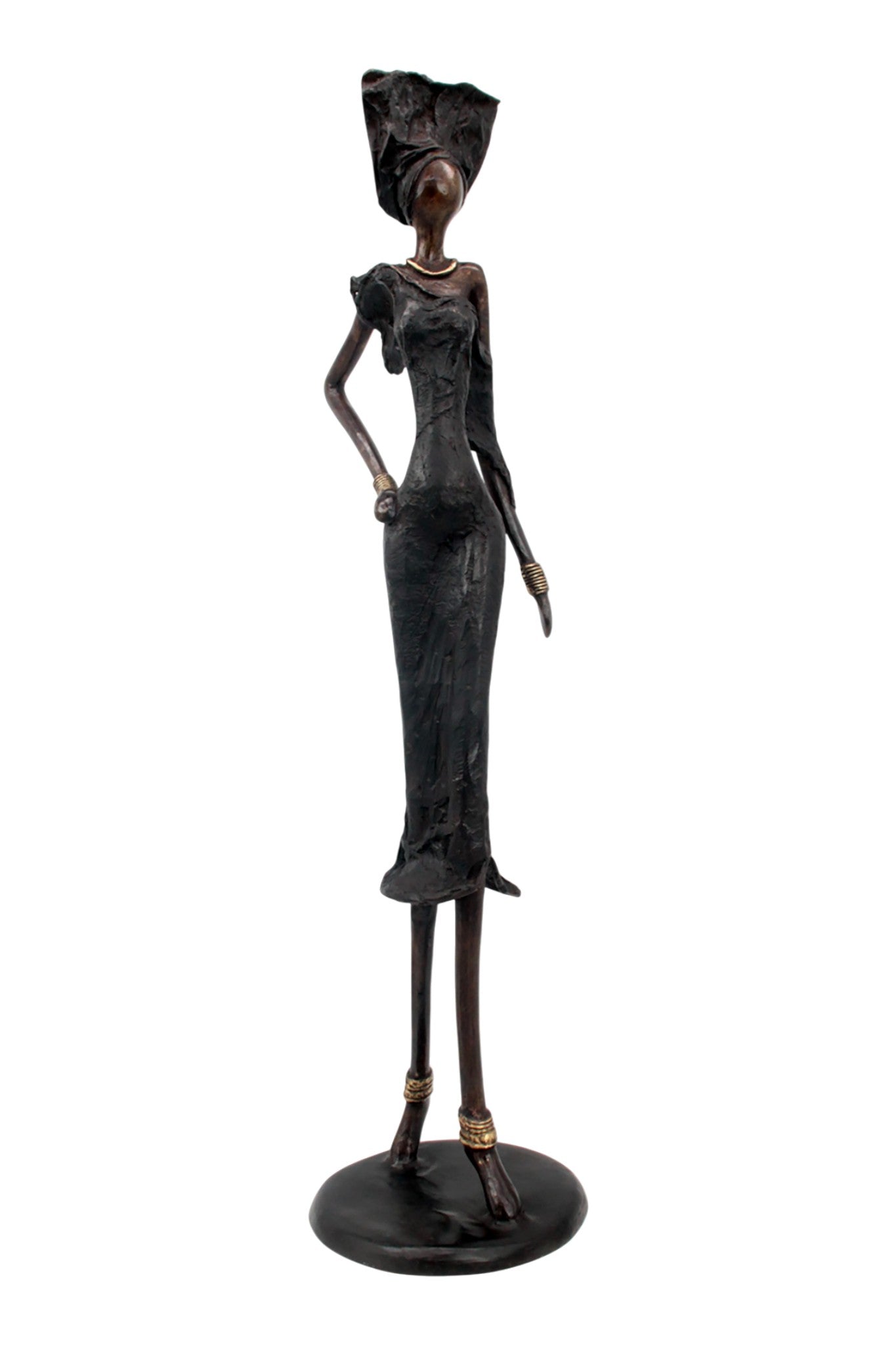 Bronze Issouf 70 cm noir n°1 