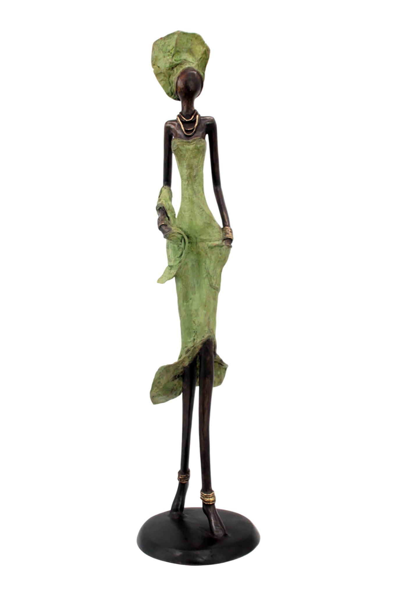 Bronze Issouf 70 cm vert n°1 