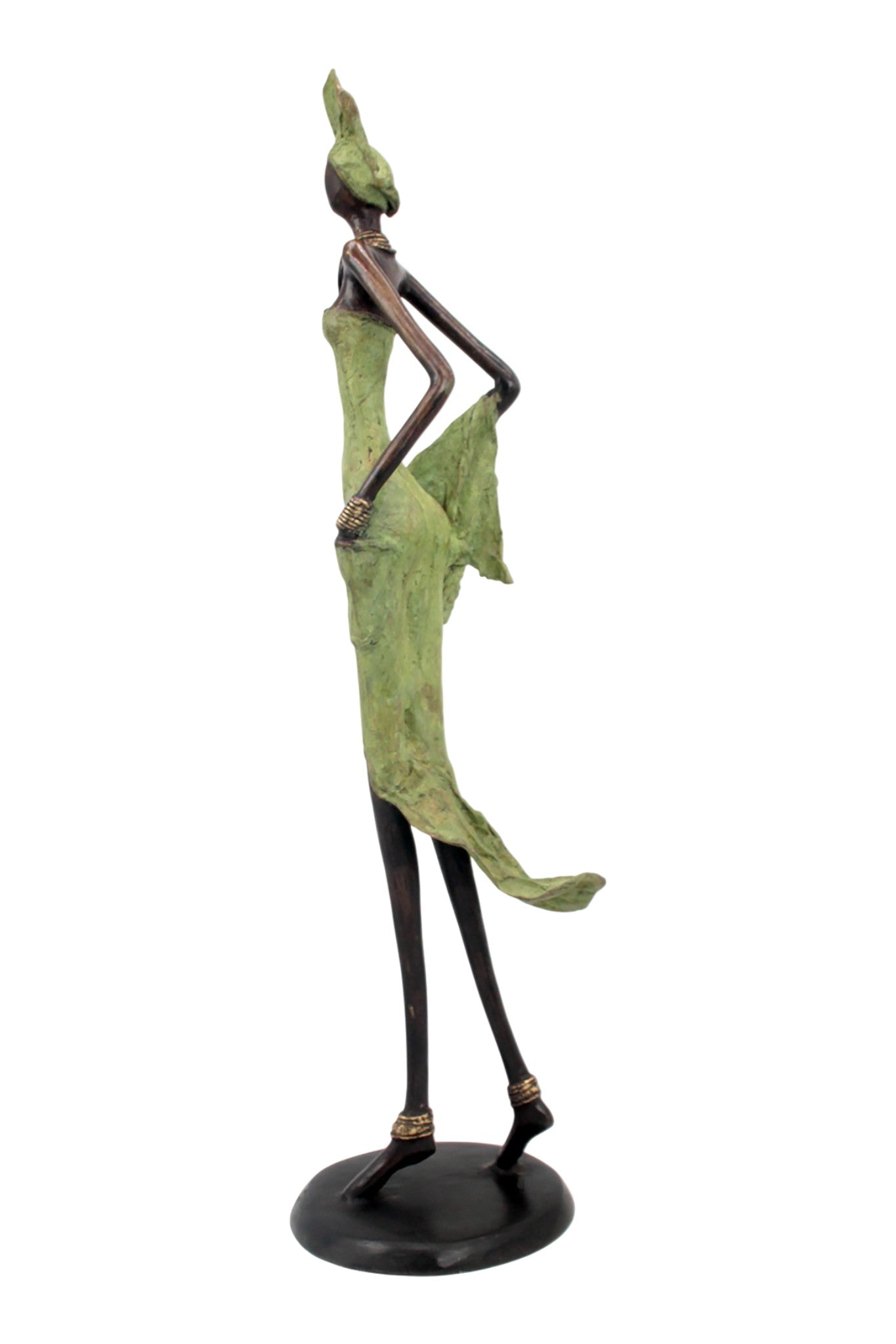 Bronze Issouf 70 cm vert n°1 