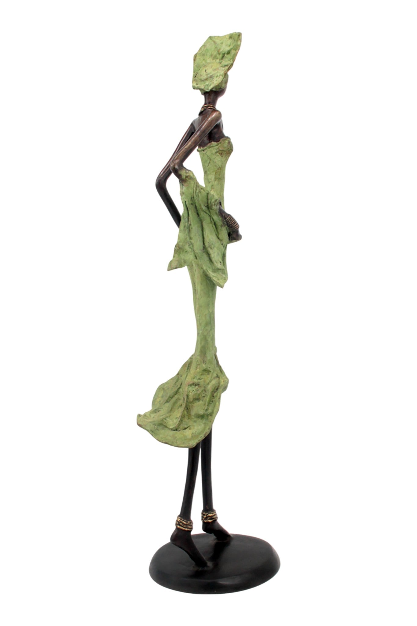 Bronze Issouf 70 cm vert n°1 