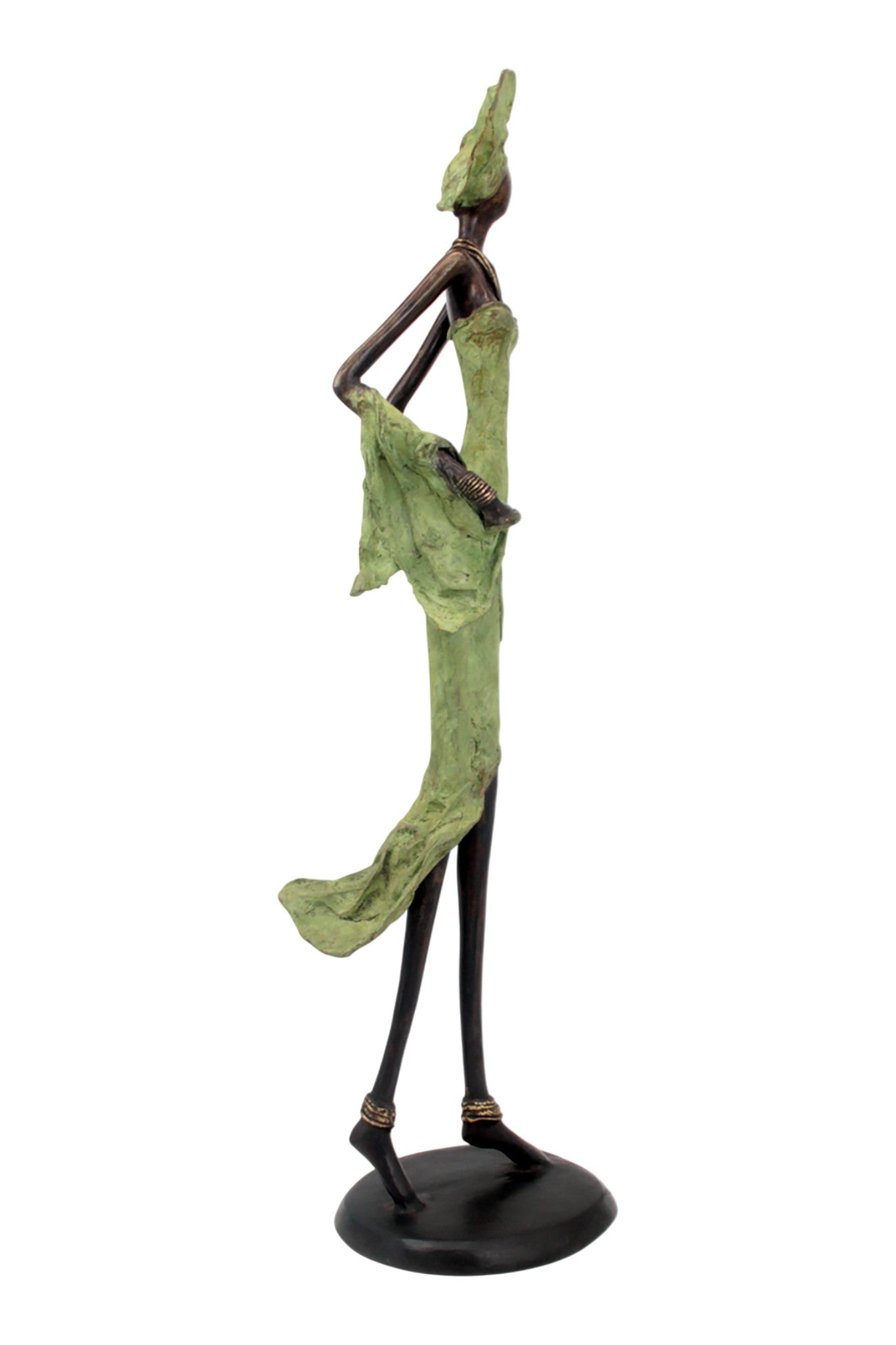 Bronze Issouf 70 cm vert n°1 
