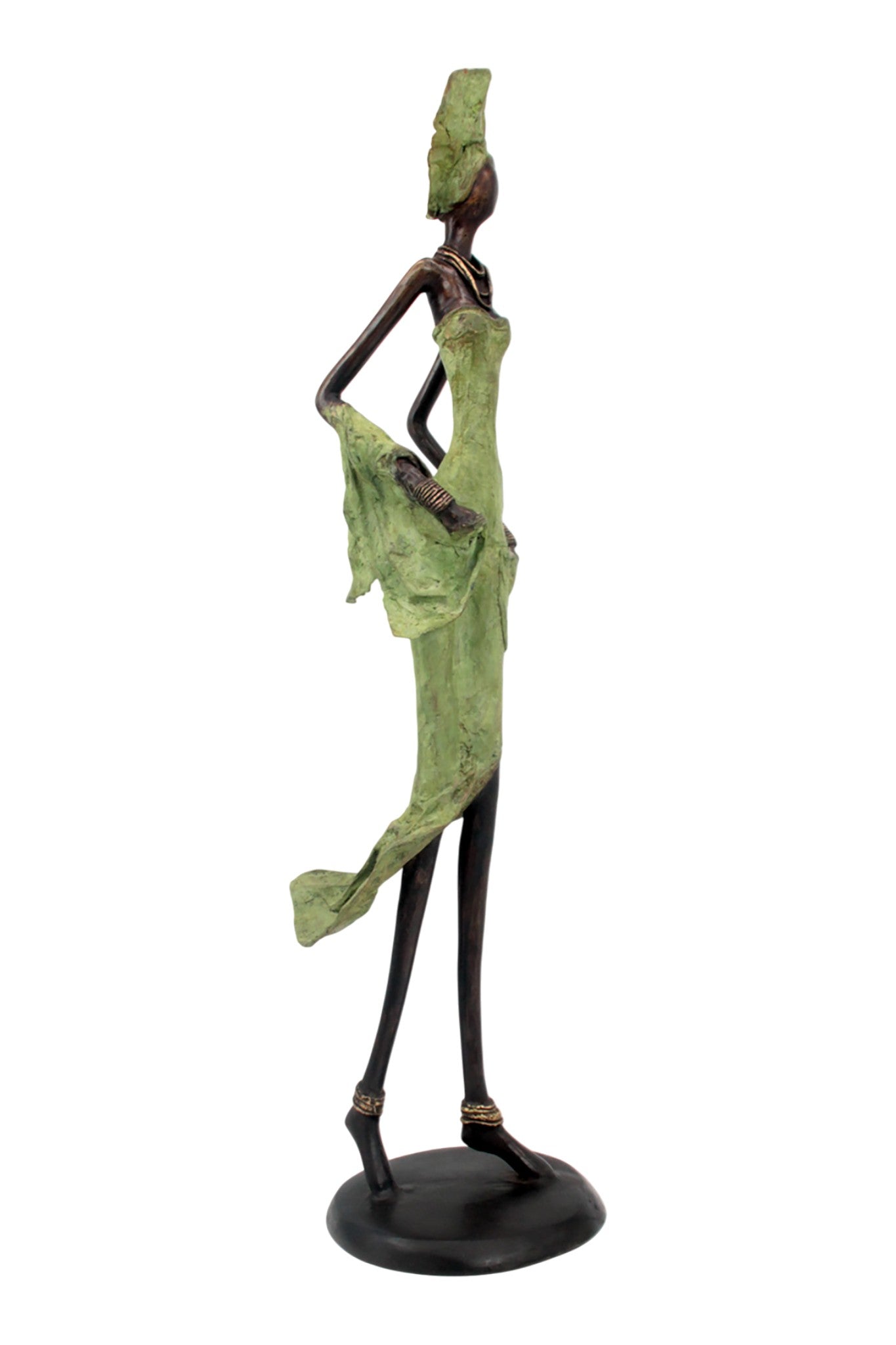 Bronze Issouf 70 cm vert n°1 