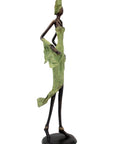 Bronze Issouf 70 cm vert n°1 