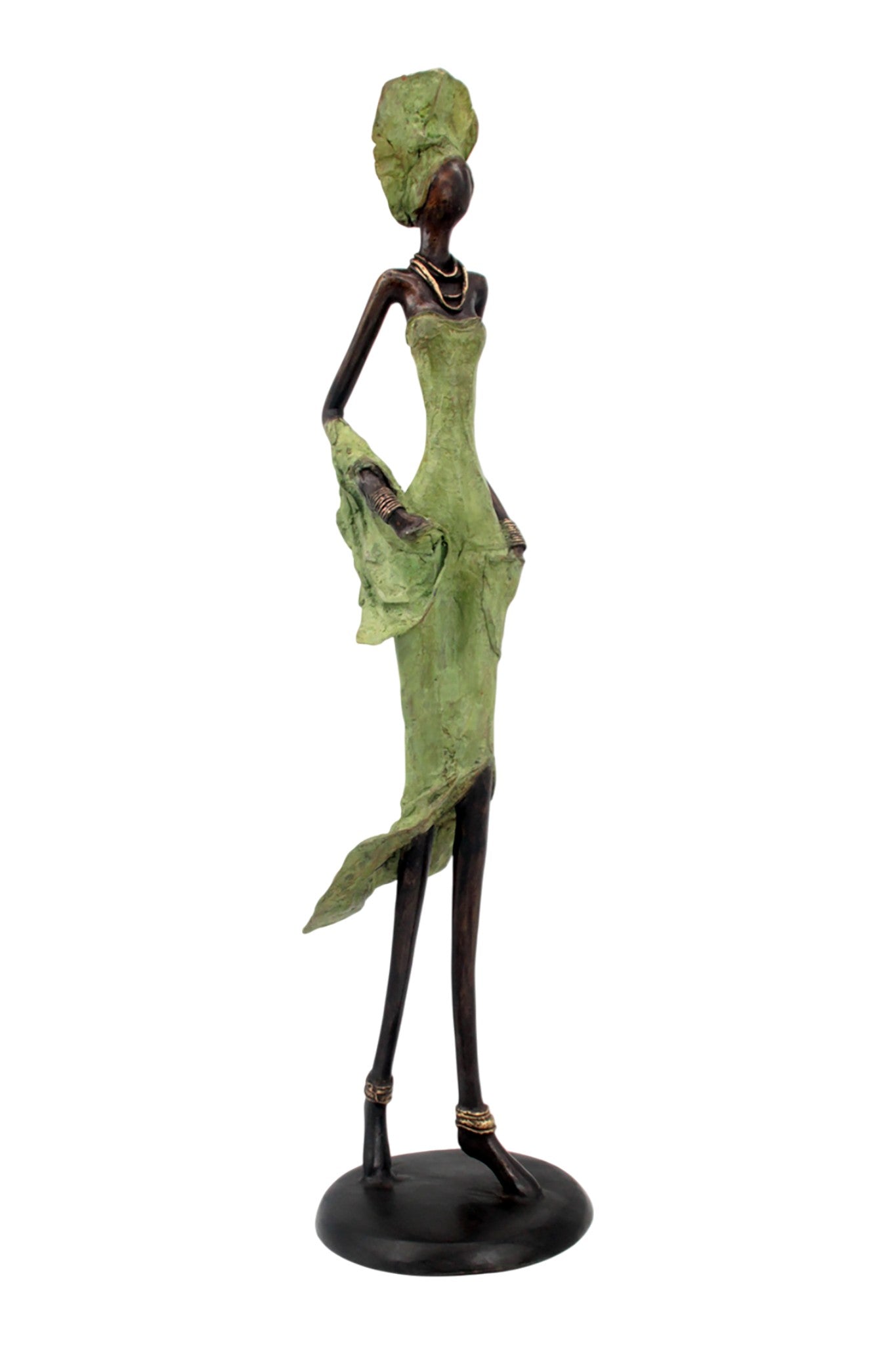 Bronze Issouf 70 cm vert n°1 
