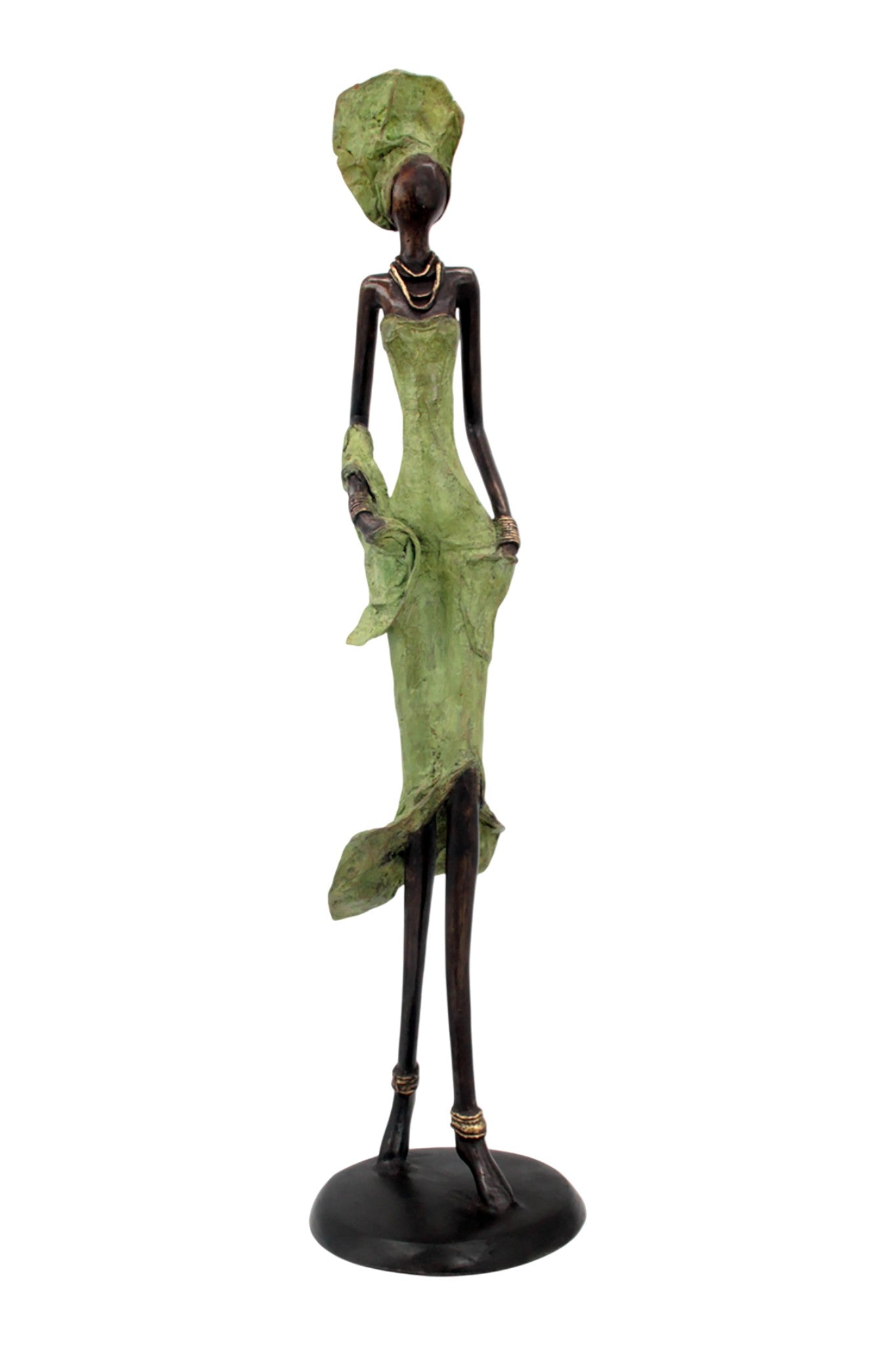 Bronze Issouf 70 cm vert n°1 