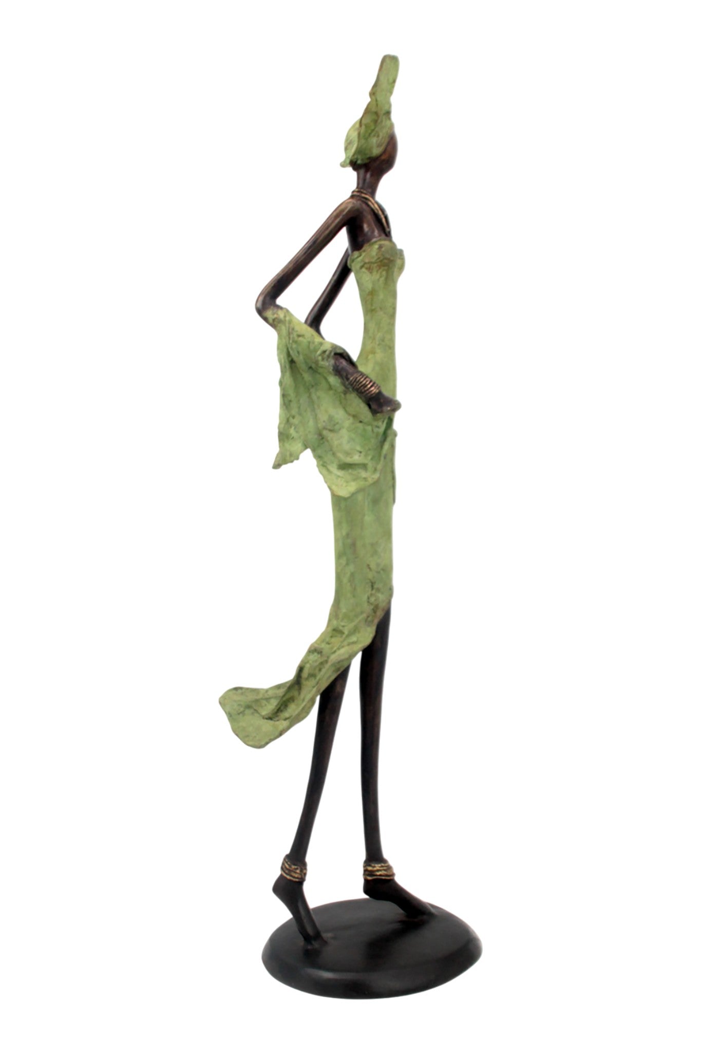 Bronze Issouf 70 cm vert n°1 
