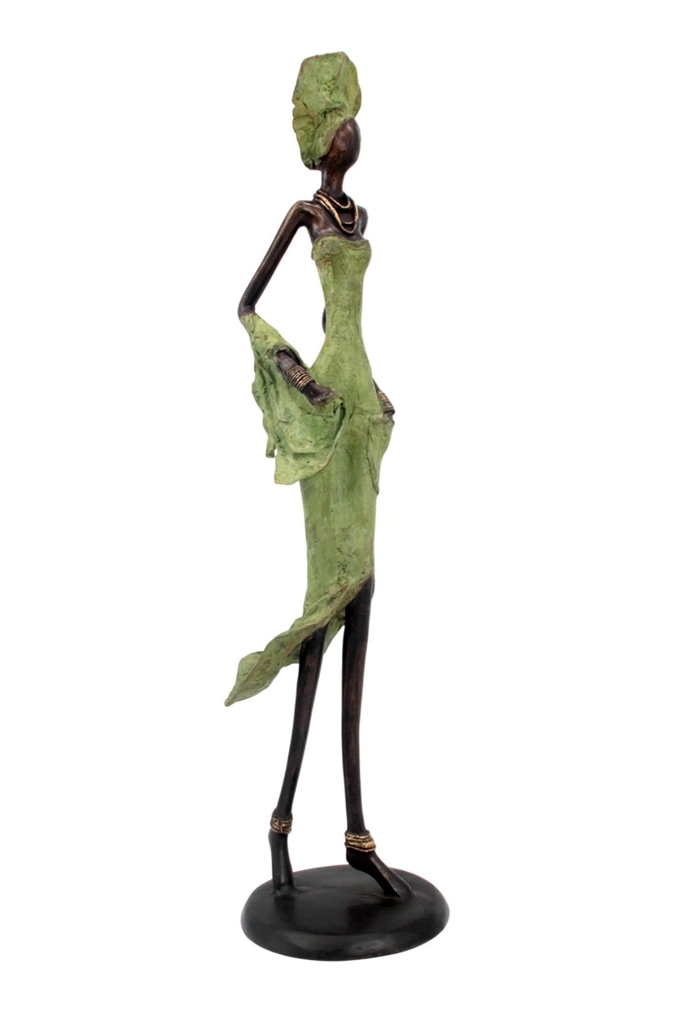 Bronze Issouf 70 cm vert n°1 