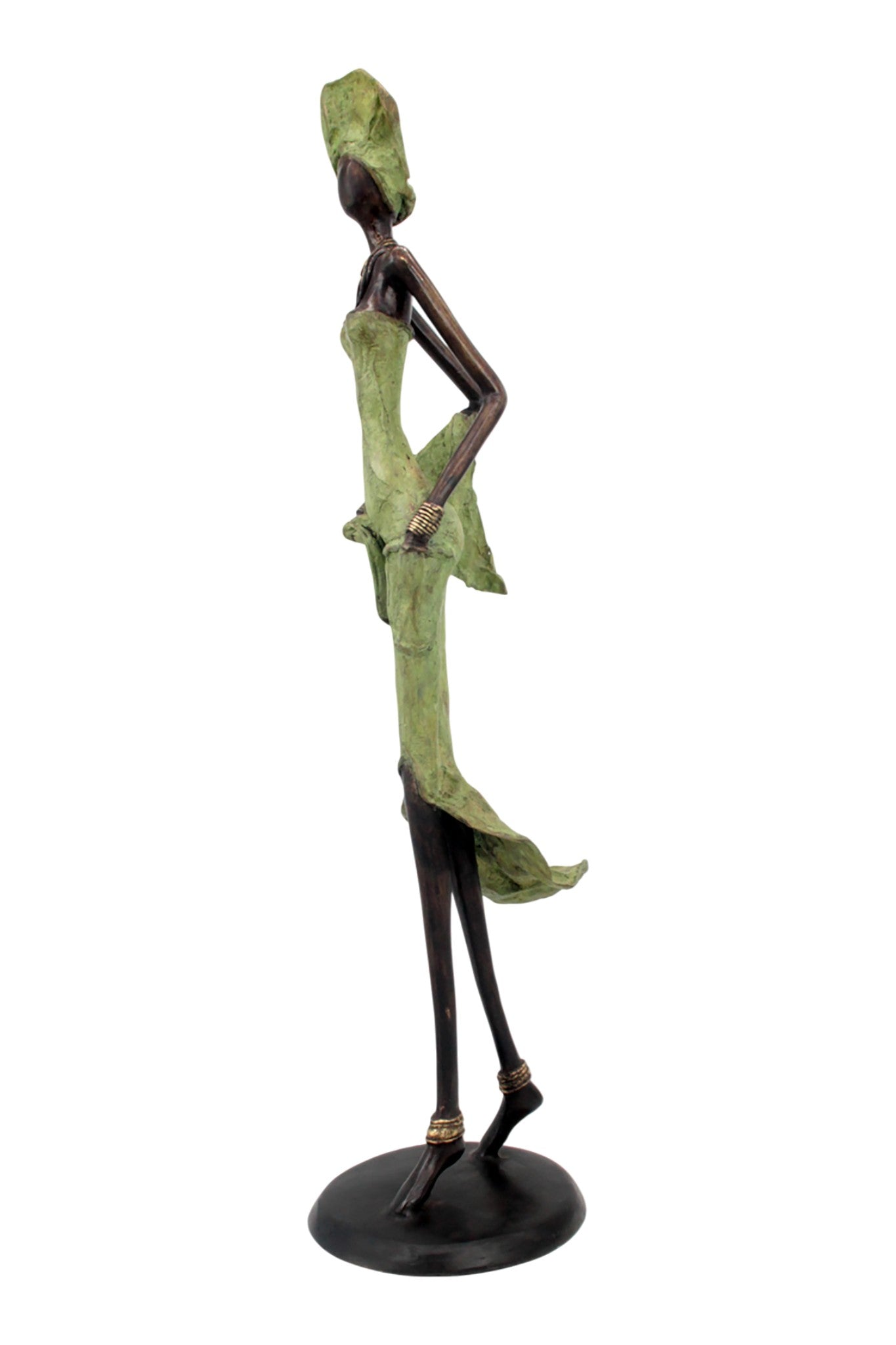 Bronze Issouf 70 cm vert n°1 