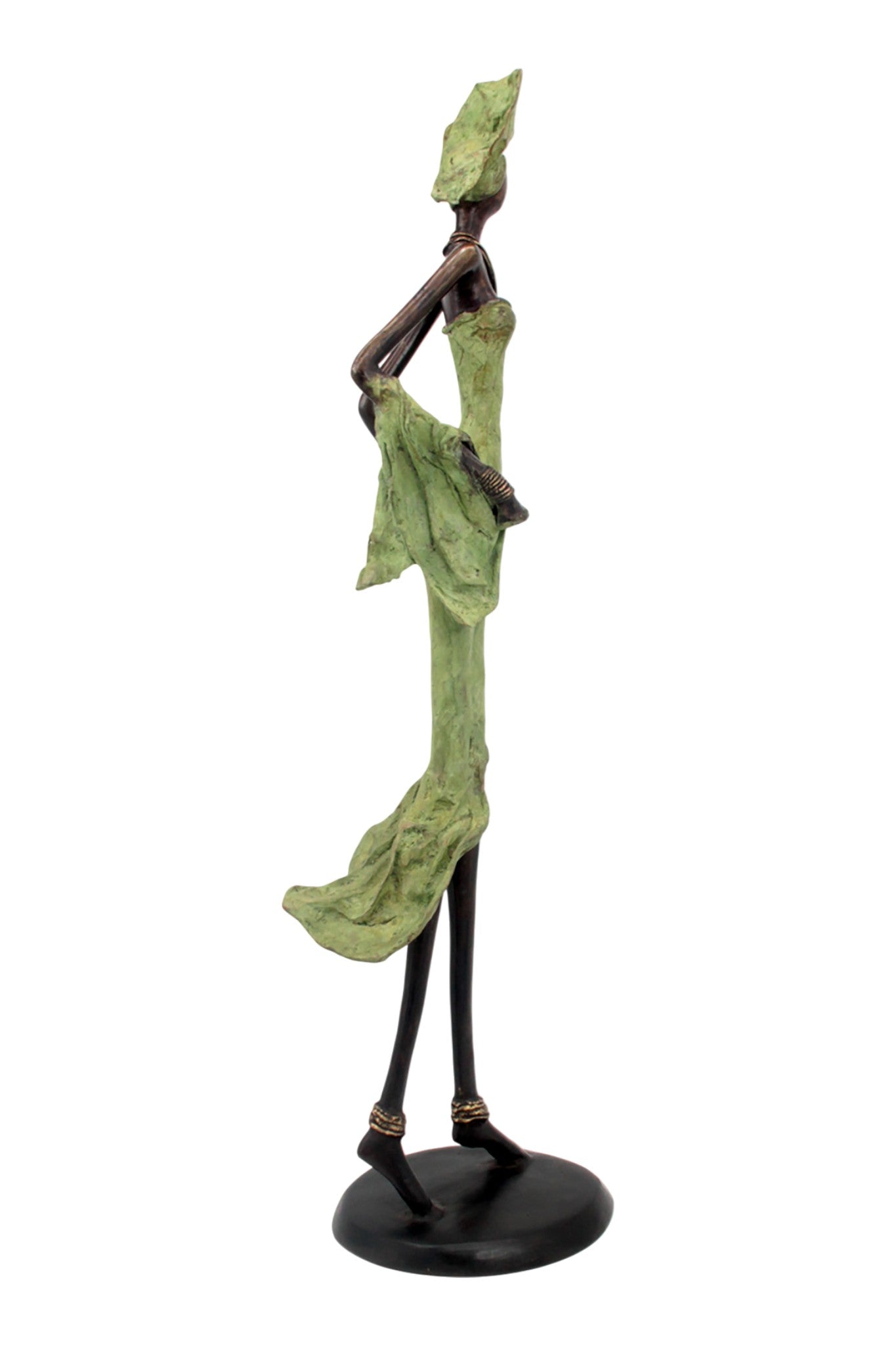 Bronze Issouf 70 cm vert n°1 