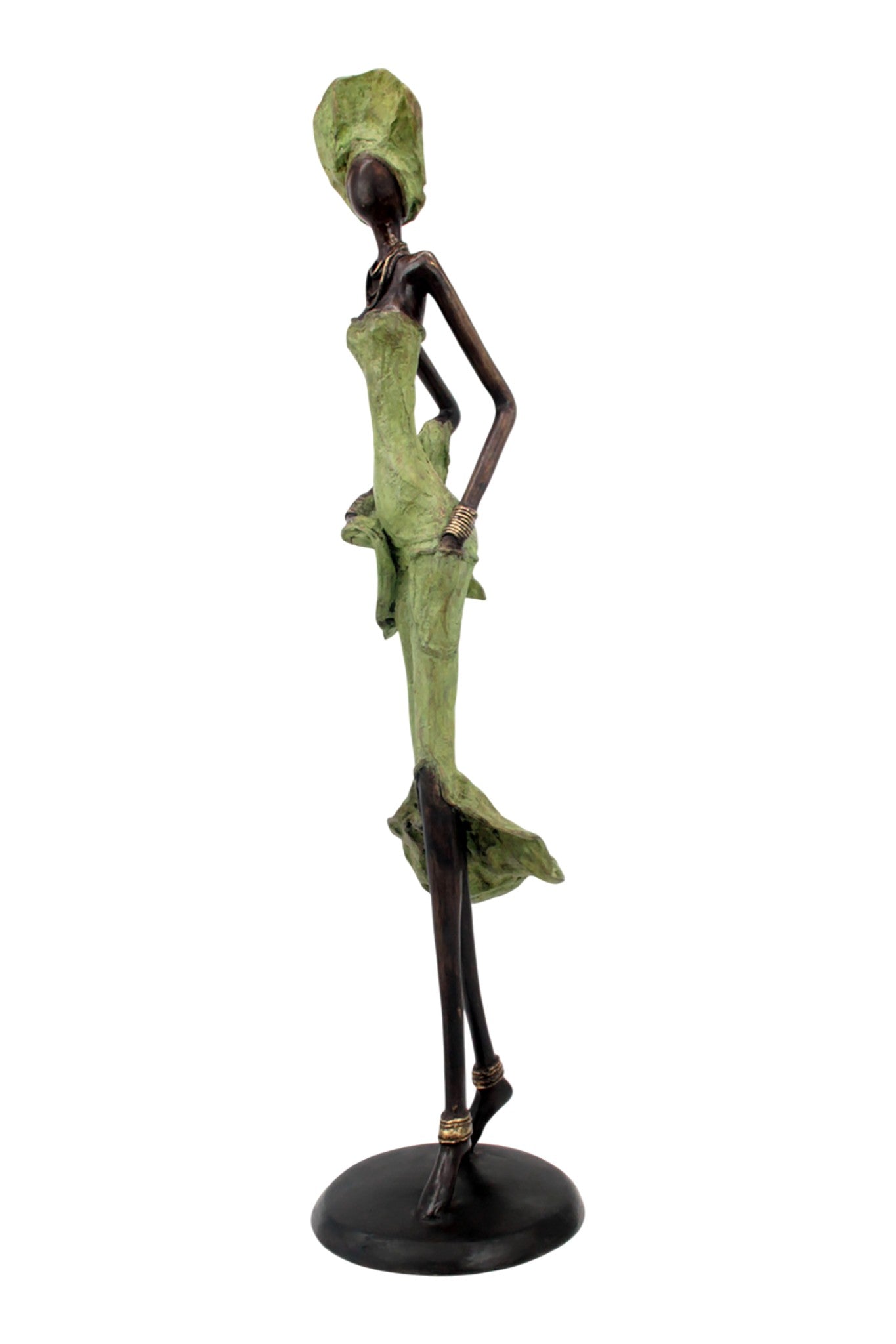Bronze Issouf 70 cm vert n°1 
