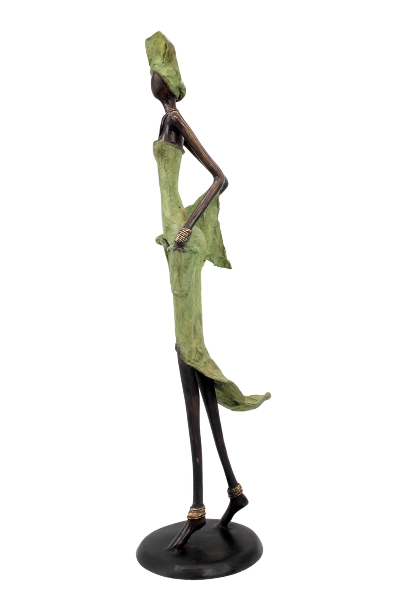 Bronze Issouf 70 cm vert n°1 