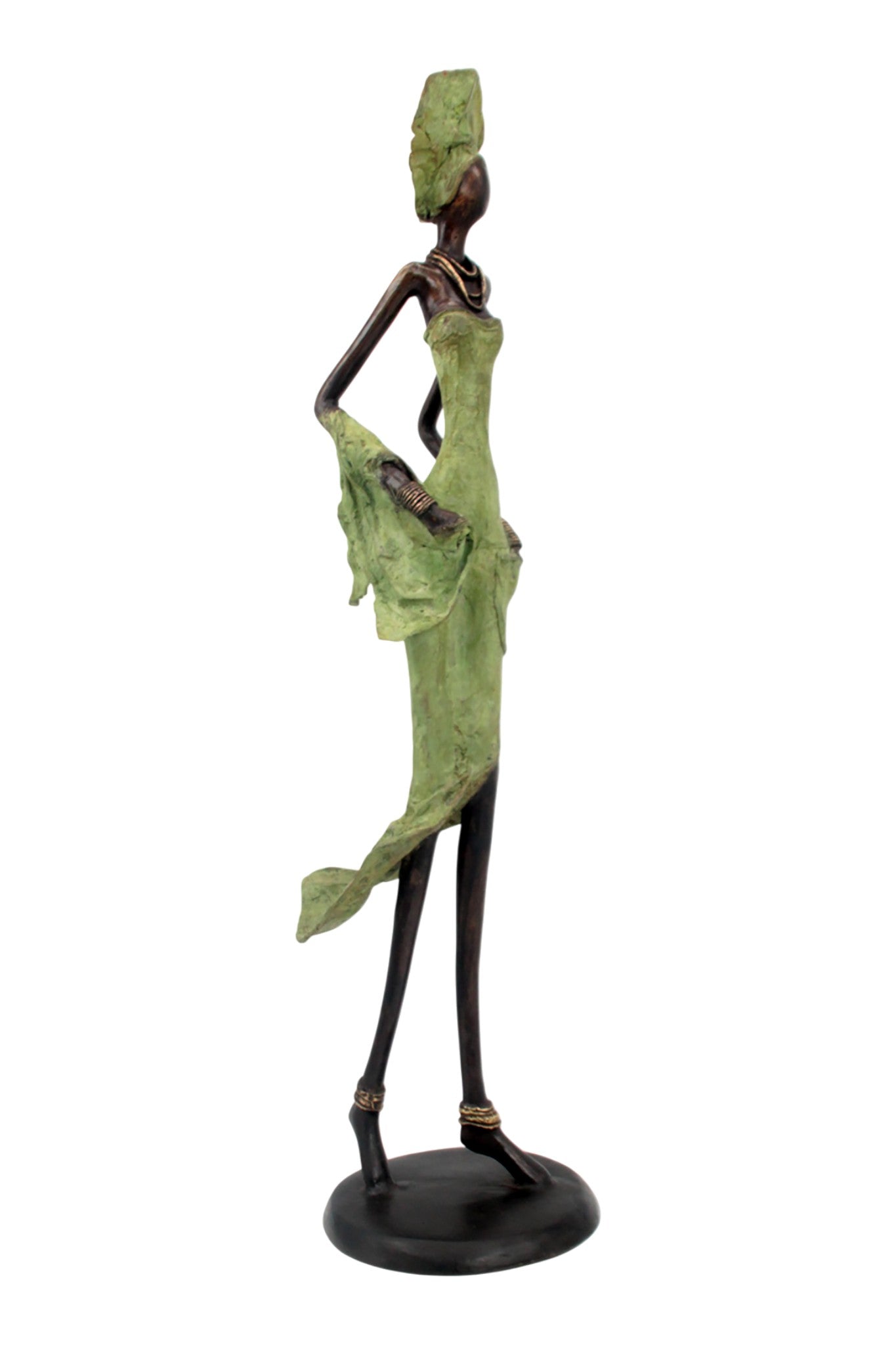 Bronze Issouf 70 cm vert n°1 