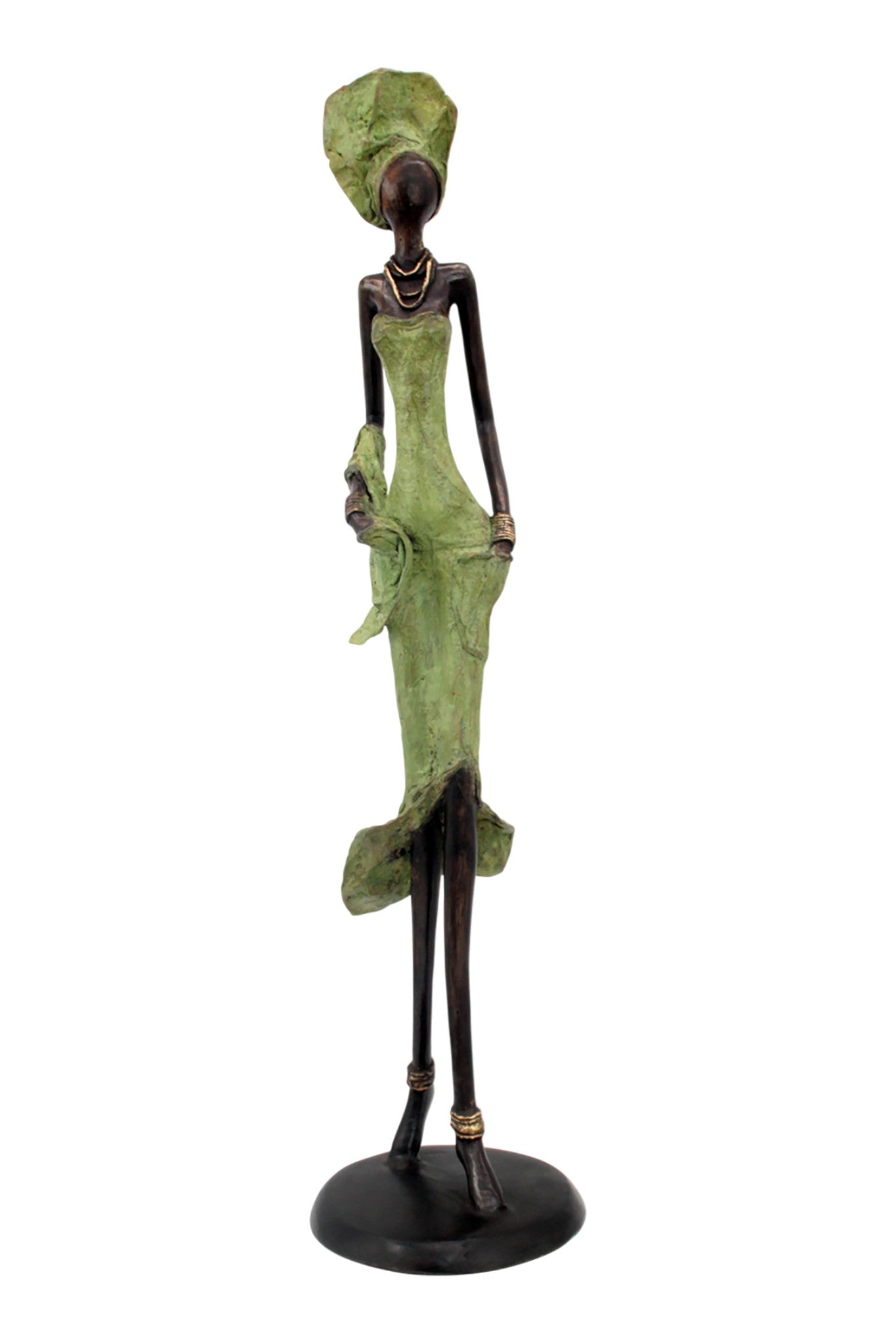 Bronze Issouf 70 cm vert n°1 