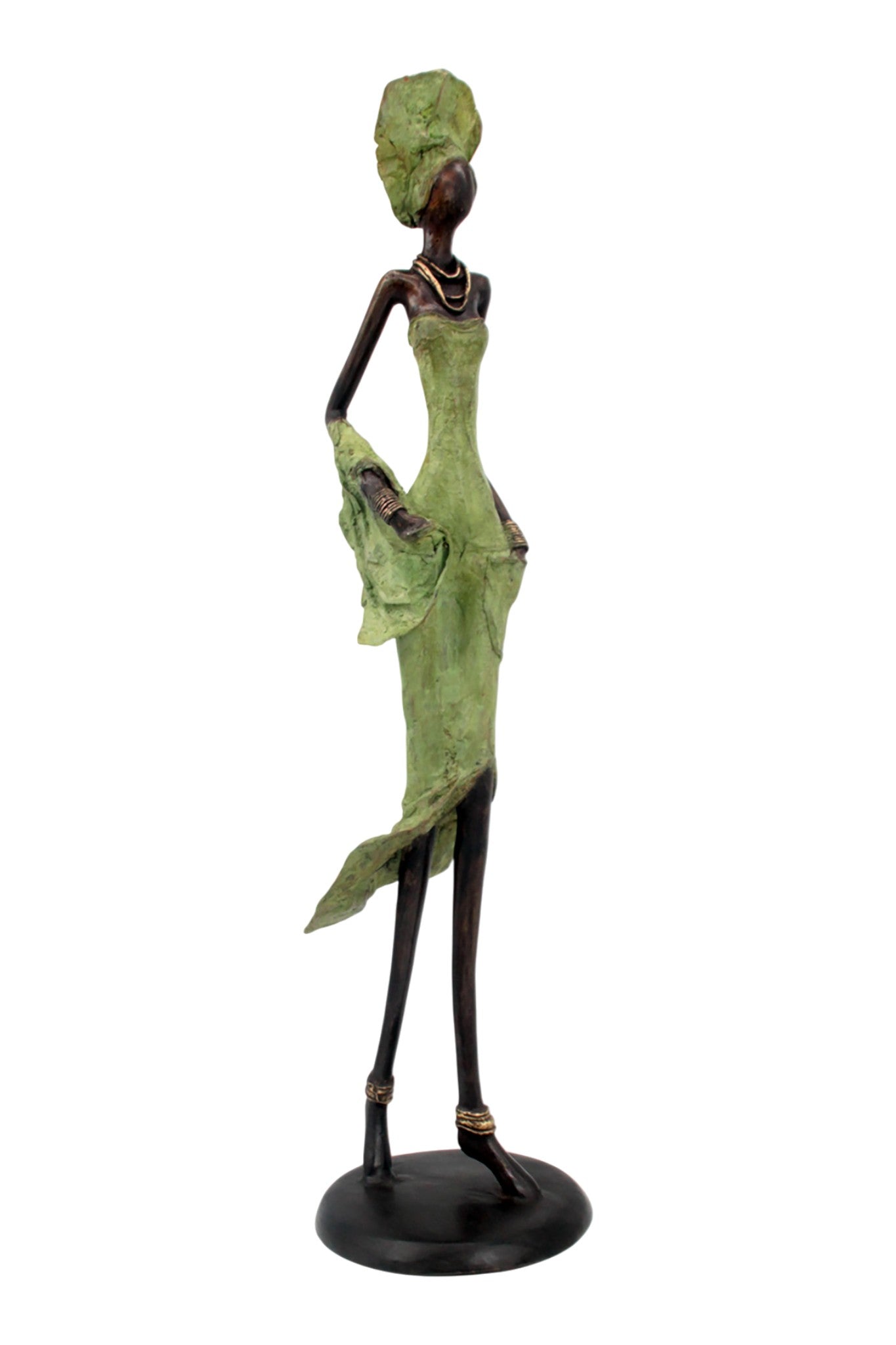 Bronze Issouf 70 cm vert n°1 
