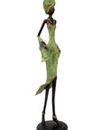 Bronze Issouf 70 cm vert n°1 