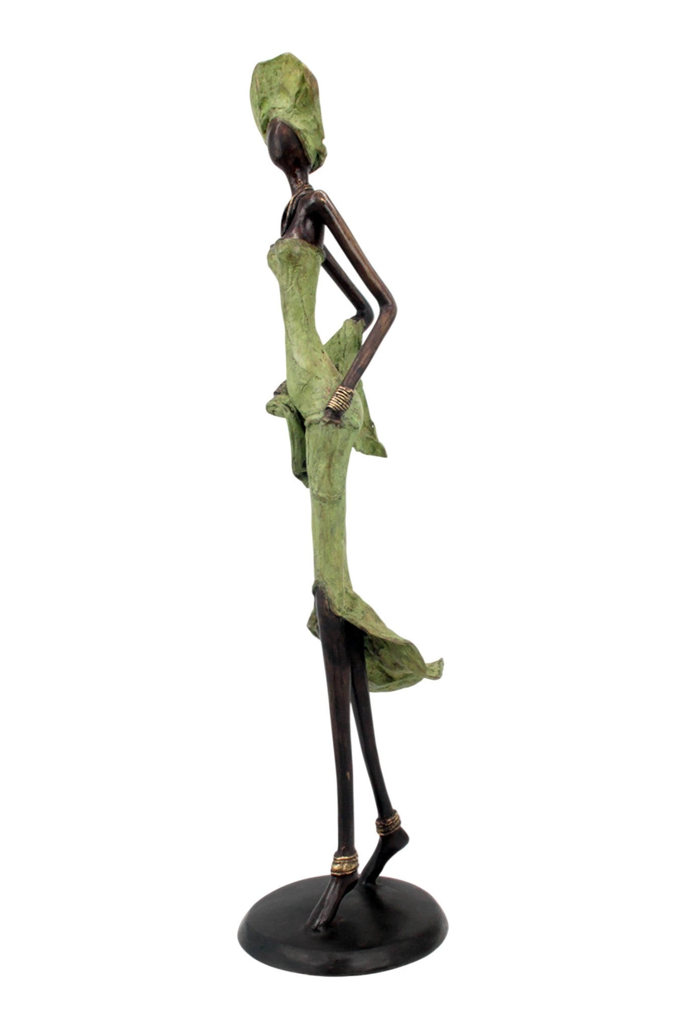 Bronze Issouf 70 cm vert n°1 