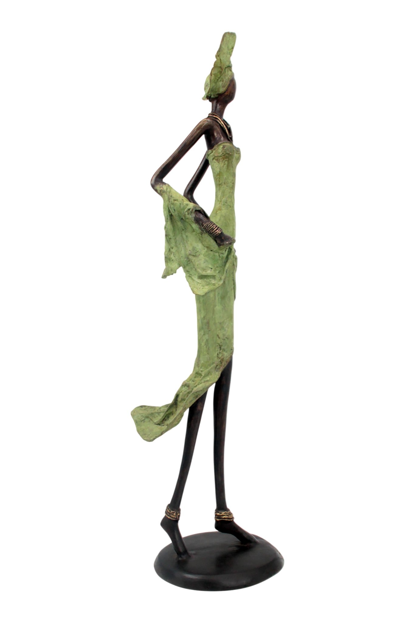 Bronze Issouf 70 cm vert n°1 
