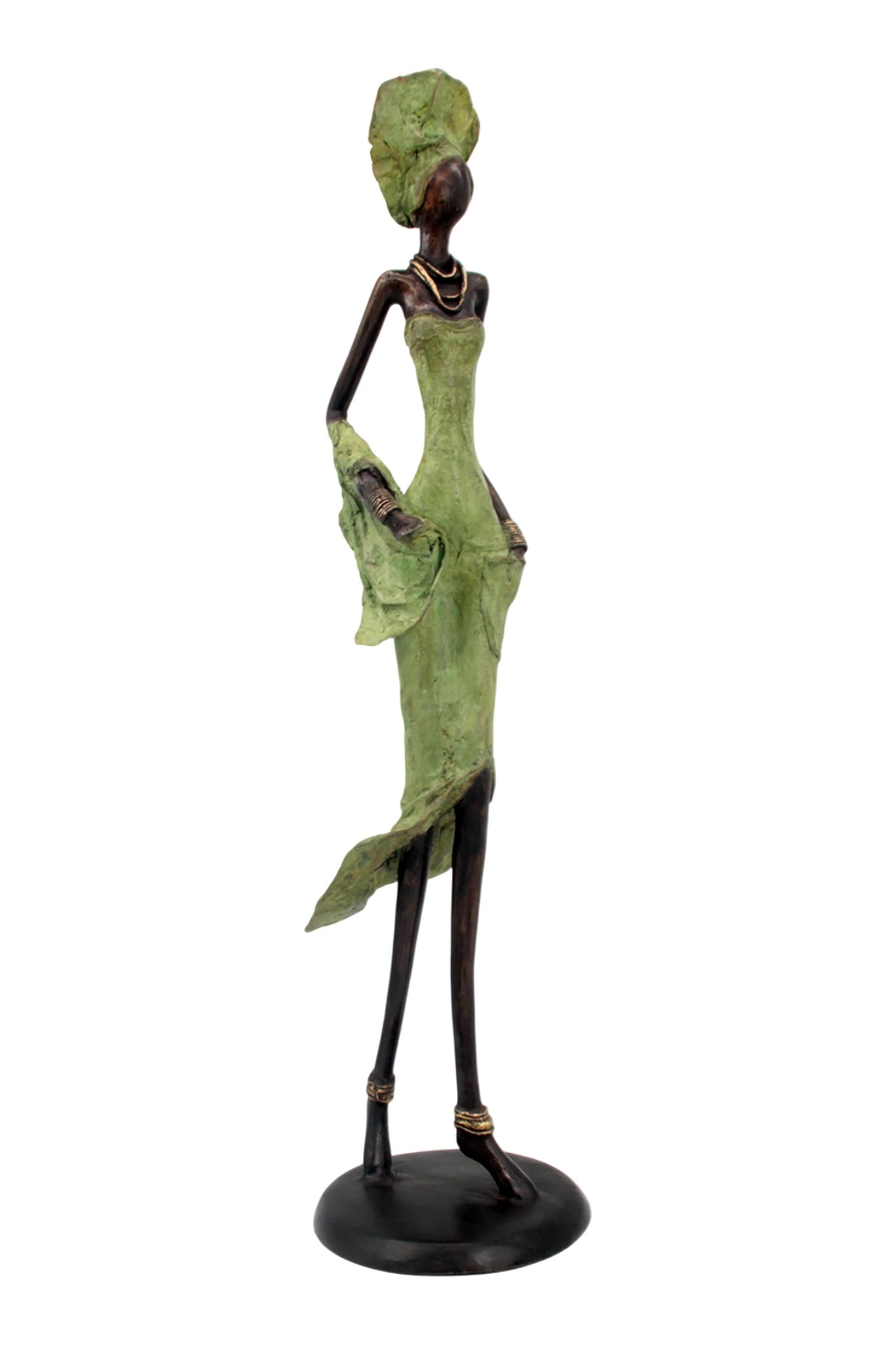 Bronze Issouf 70 cm vert n°1 