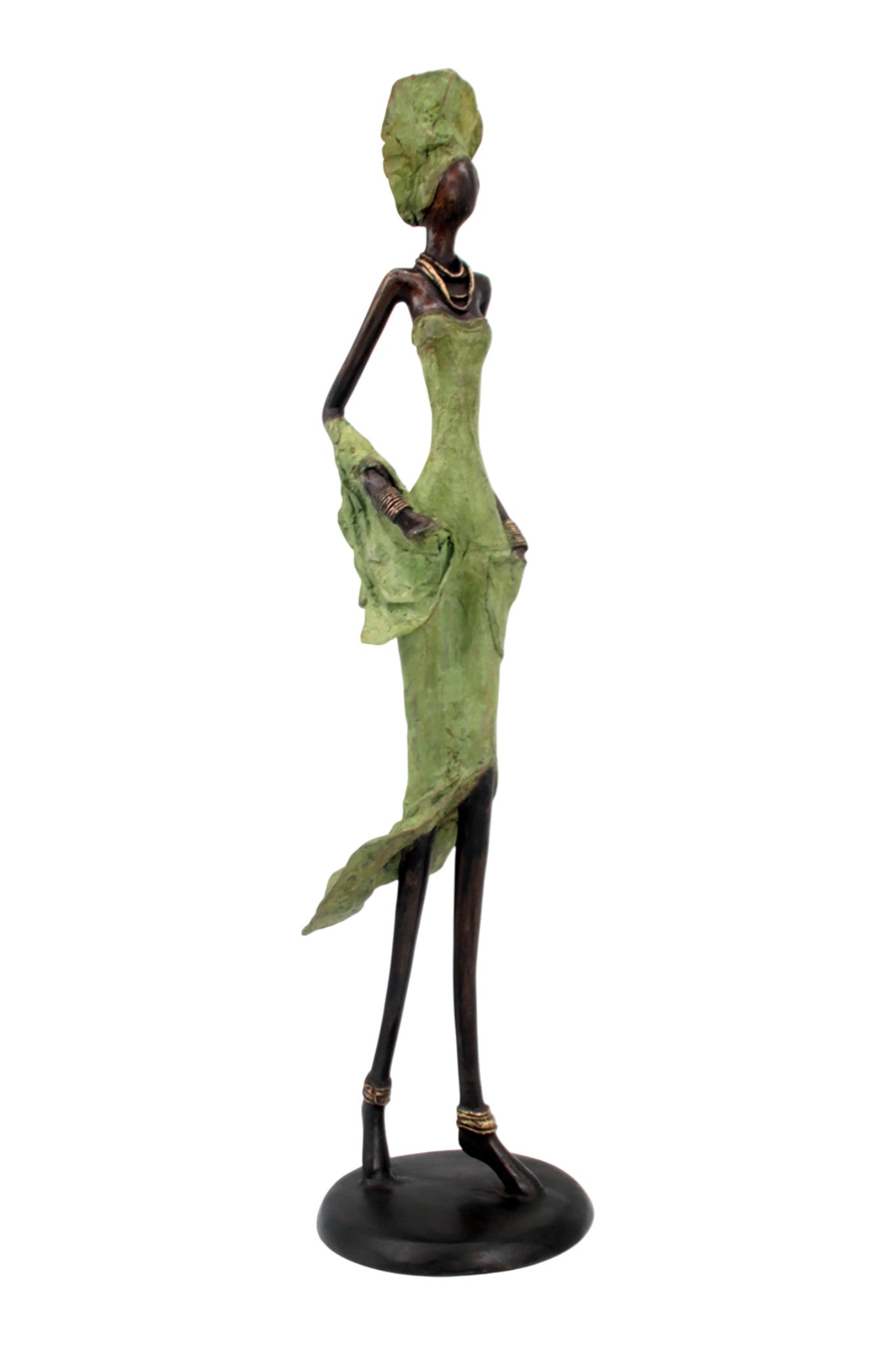 Bronze Issouf 70 cm vert n°1 