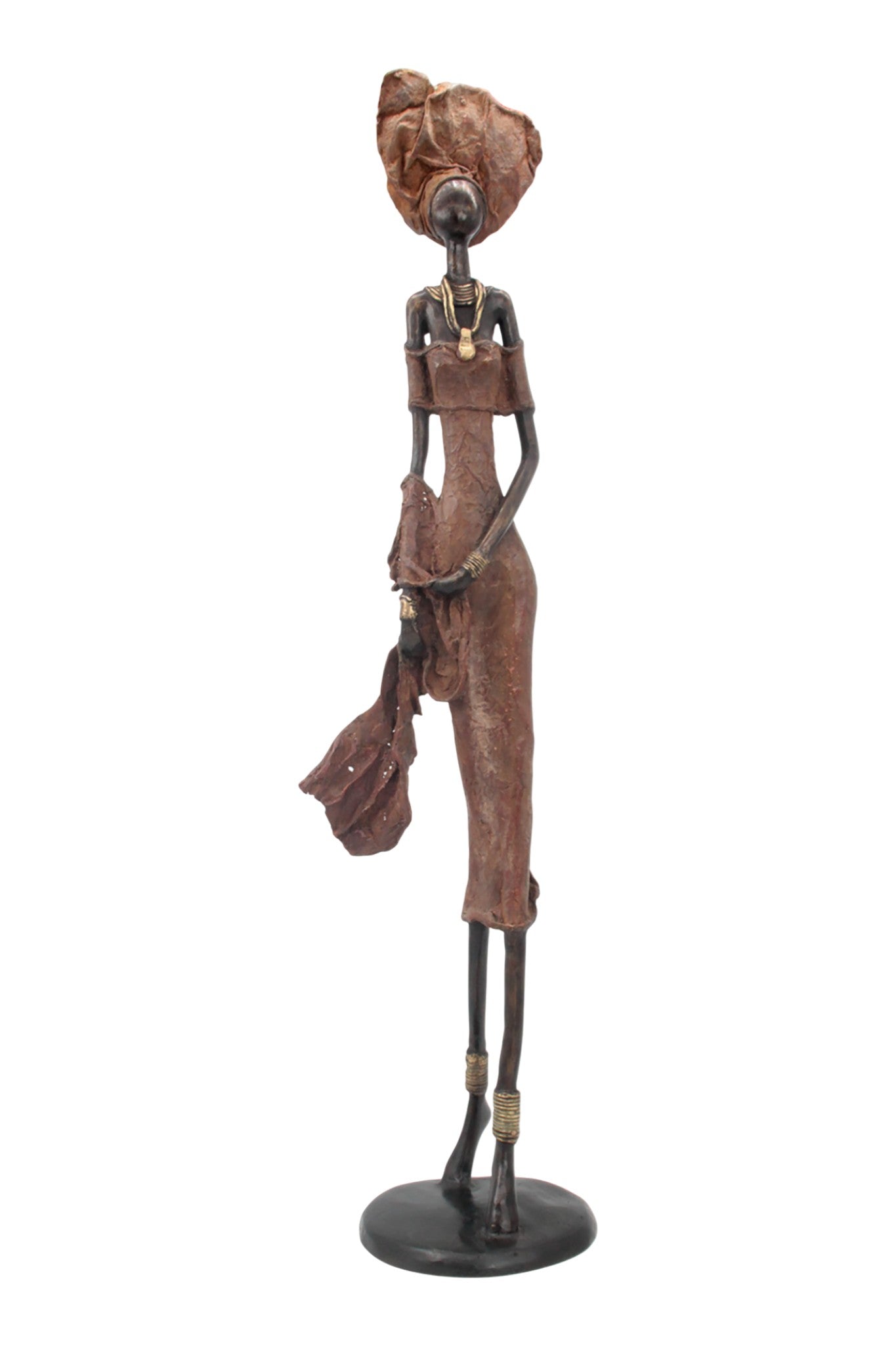 Bronze Issouf 80 cm marron n°2 