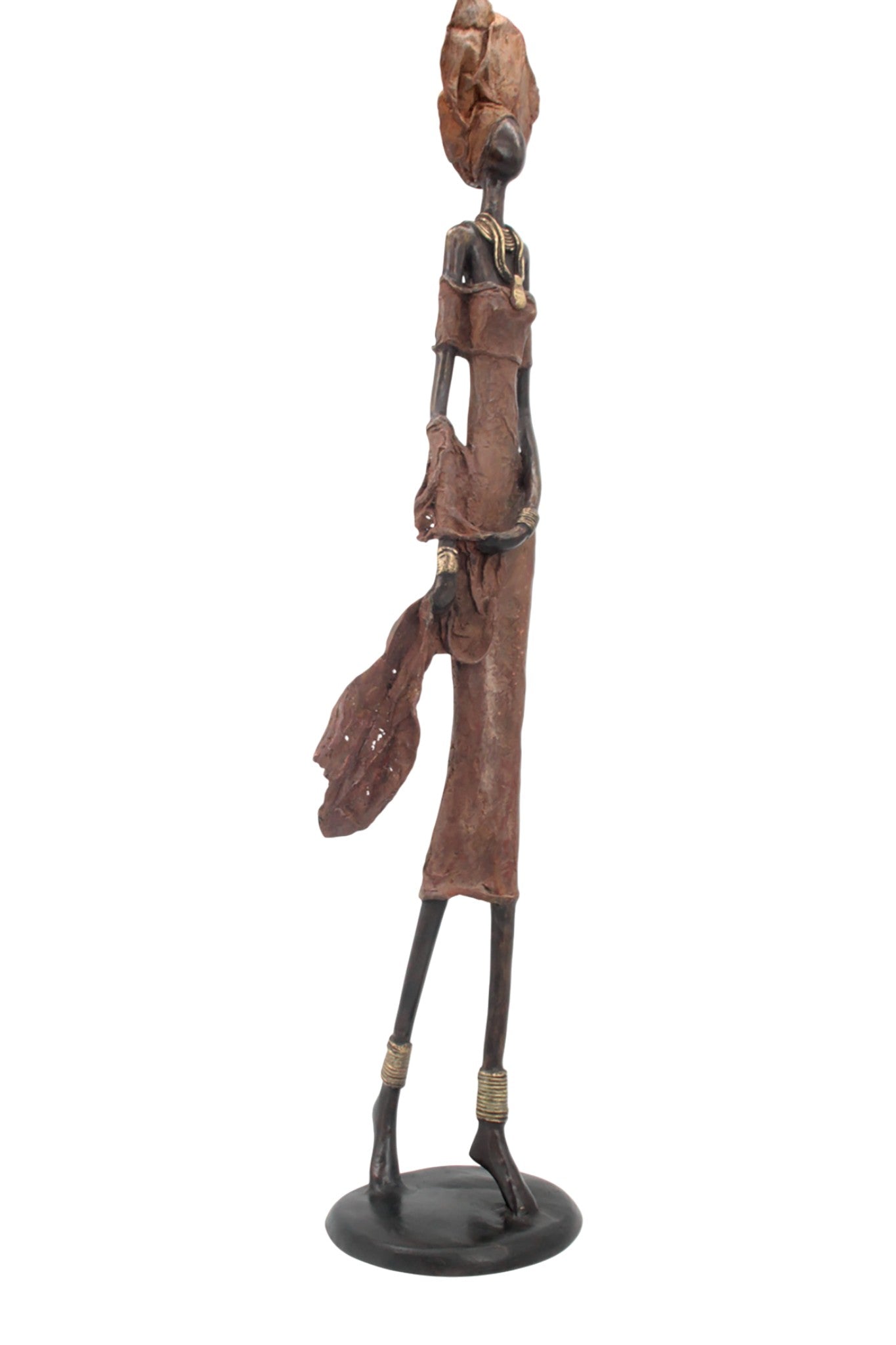 Bronze Issouf 80 cm marron n°2 