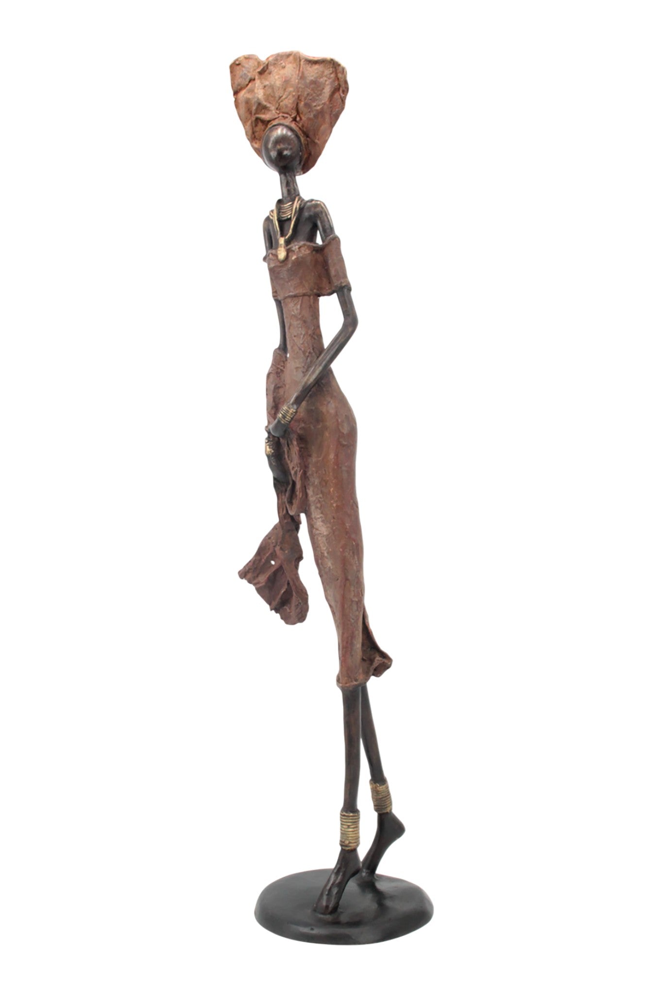 Bronze Issouf 80 cm marron n°2 