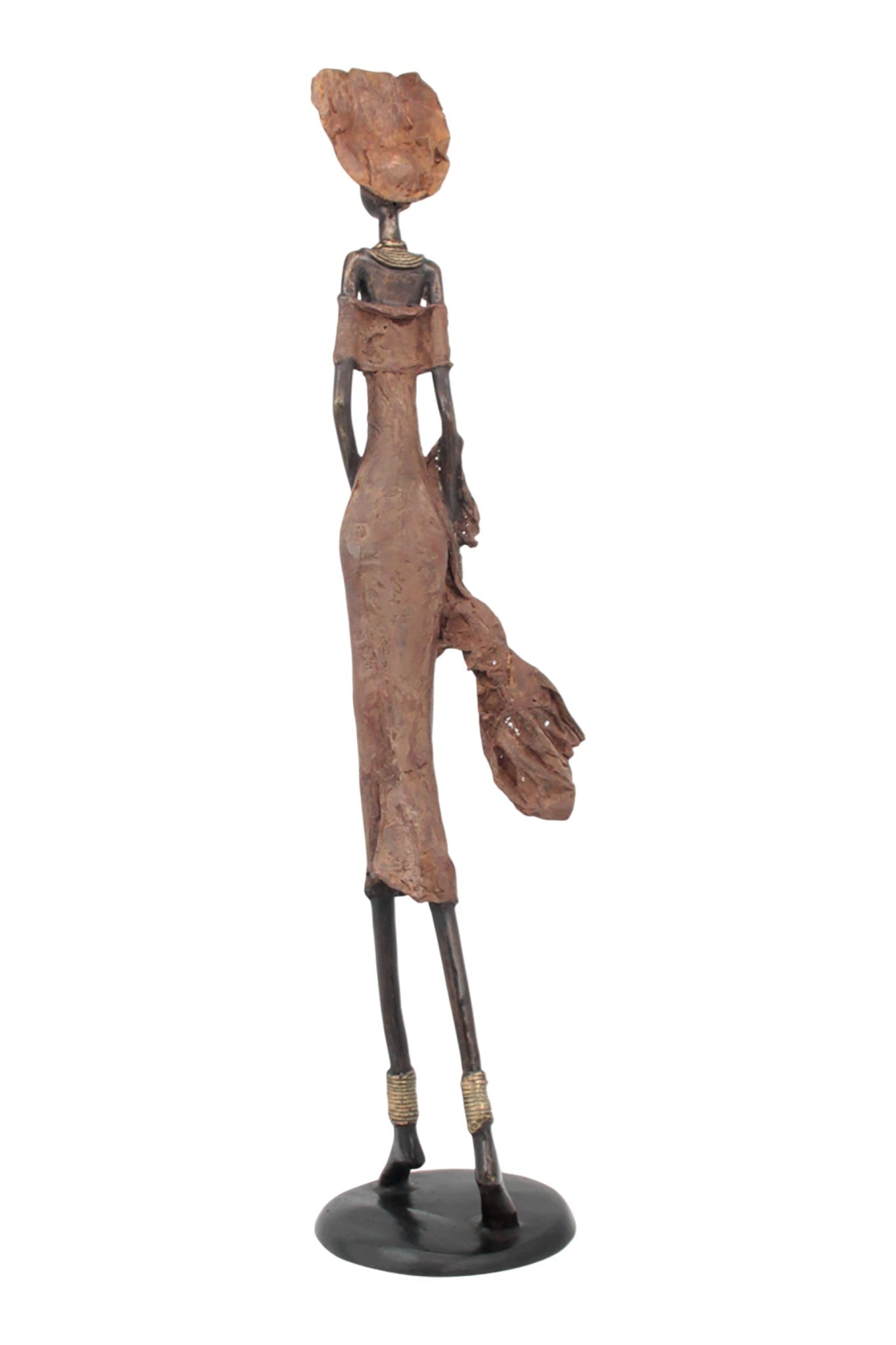 Bronze Issouf 80 cm marron n°2 