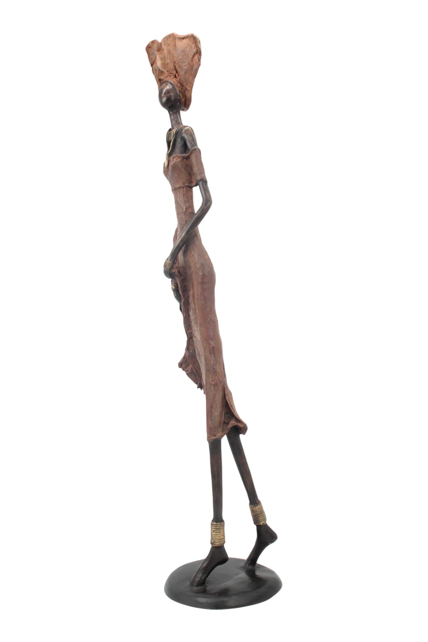 Bronze Issouf 80 cm marron n°2 