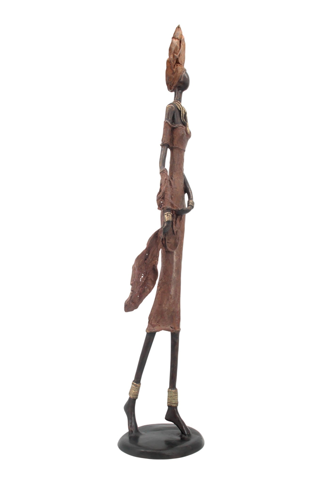 Bronze Issouf 80 cm marron n°2 